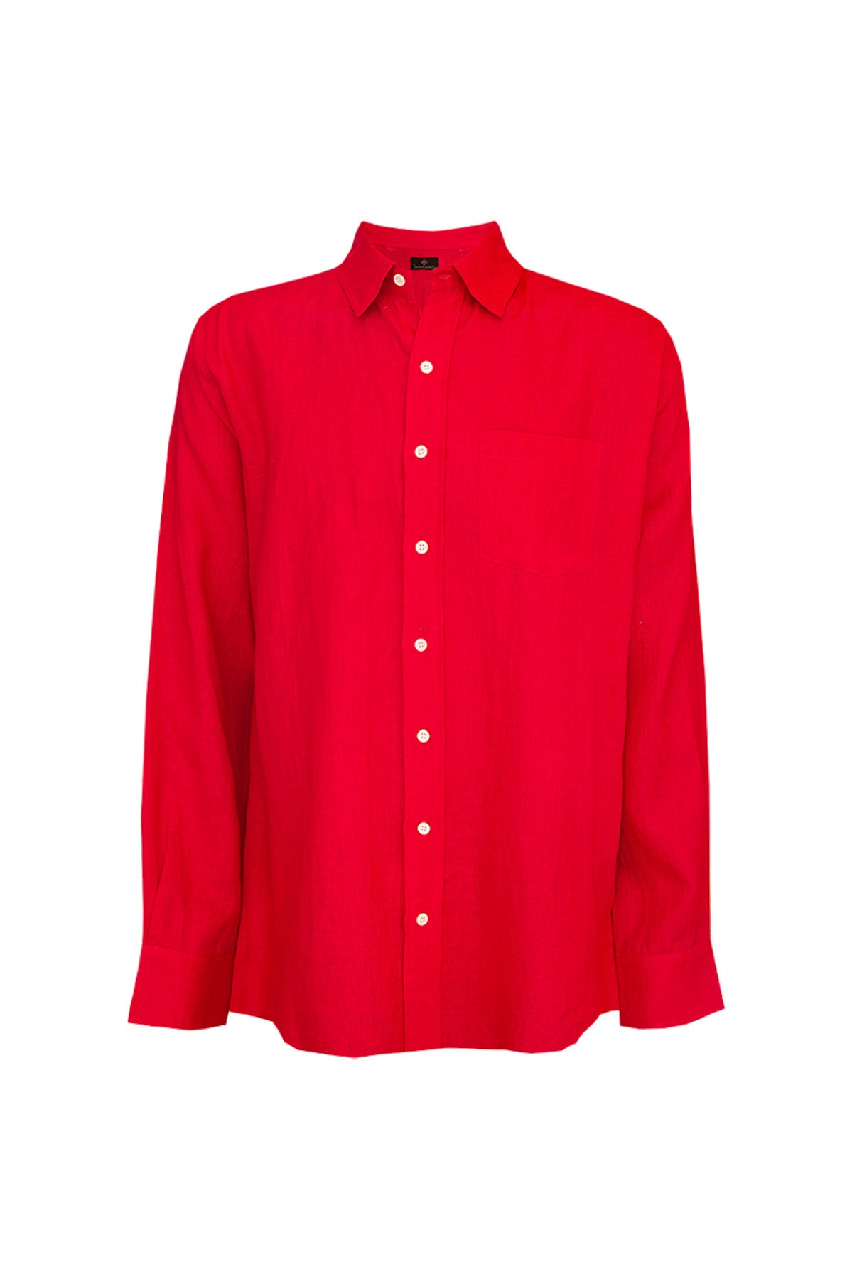 Classic Linen Shirt - Bright Fushia