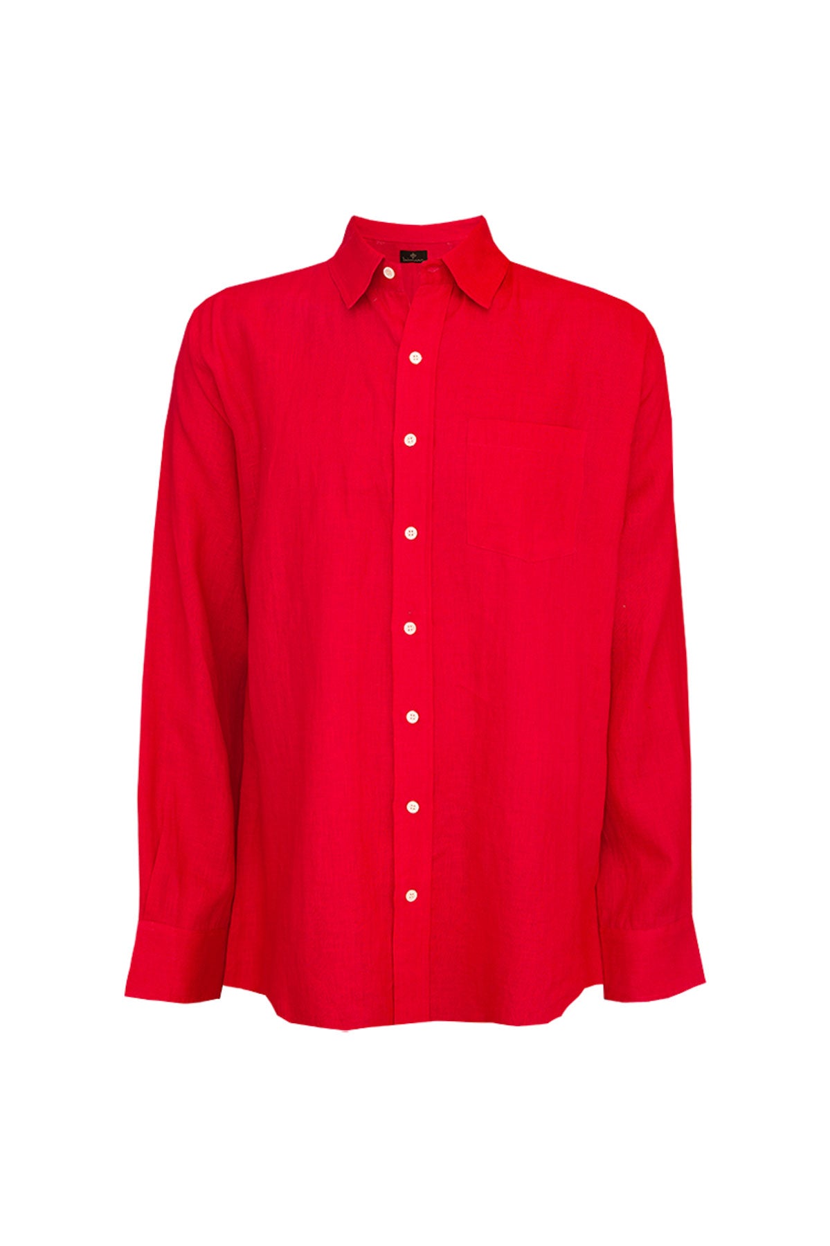 Classic Linen Shirt - Bright Pink