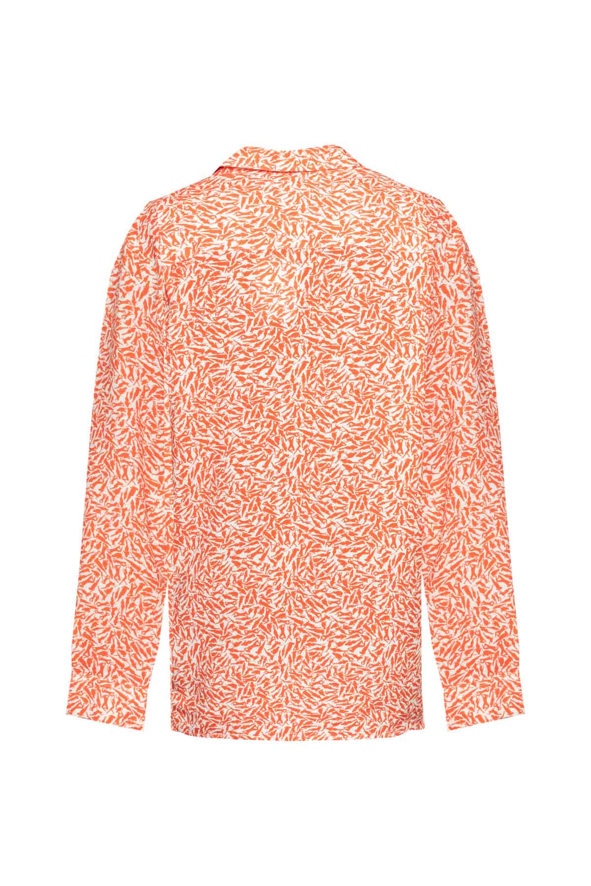 Men's Shirt - Orange Naked Ladies Print