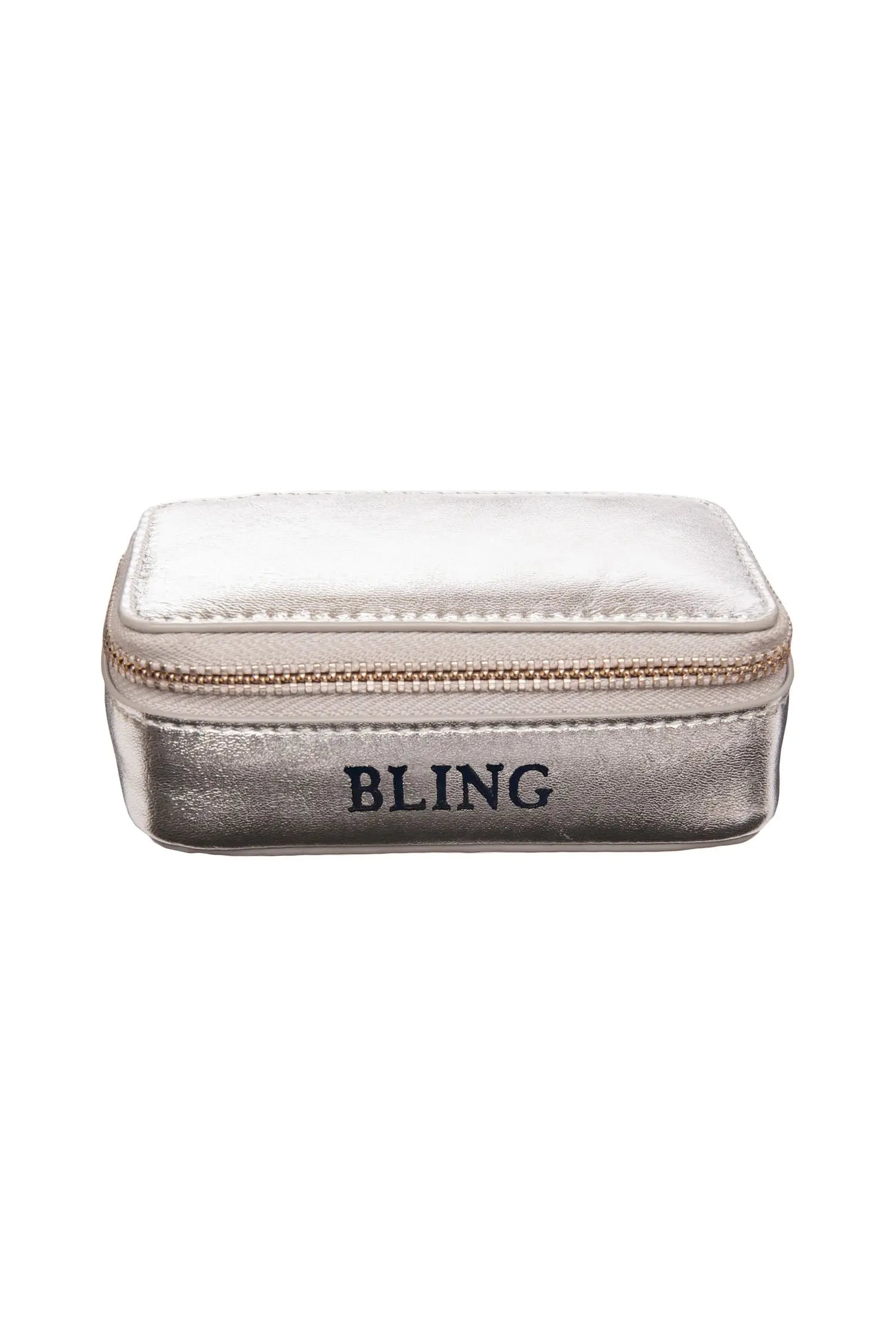Leather Jewellery Case - Silver Debonnaire Store