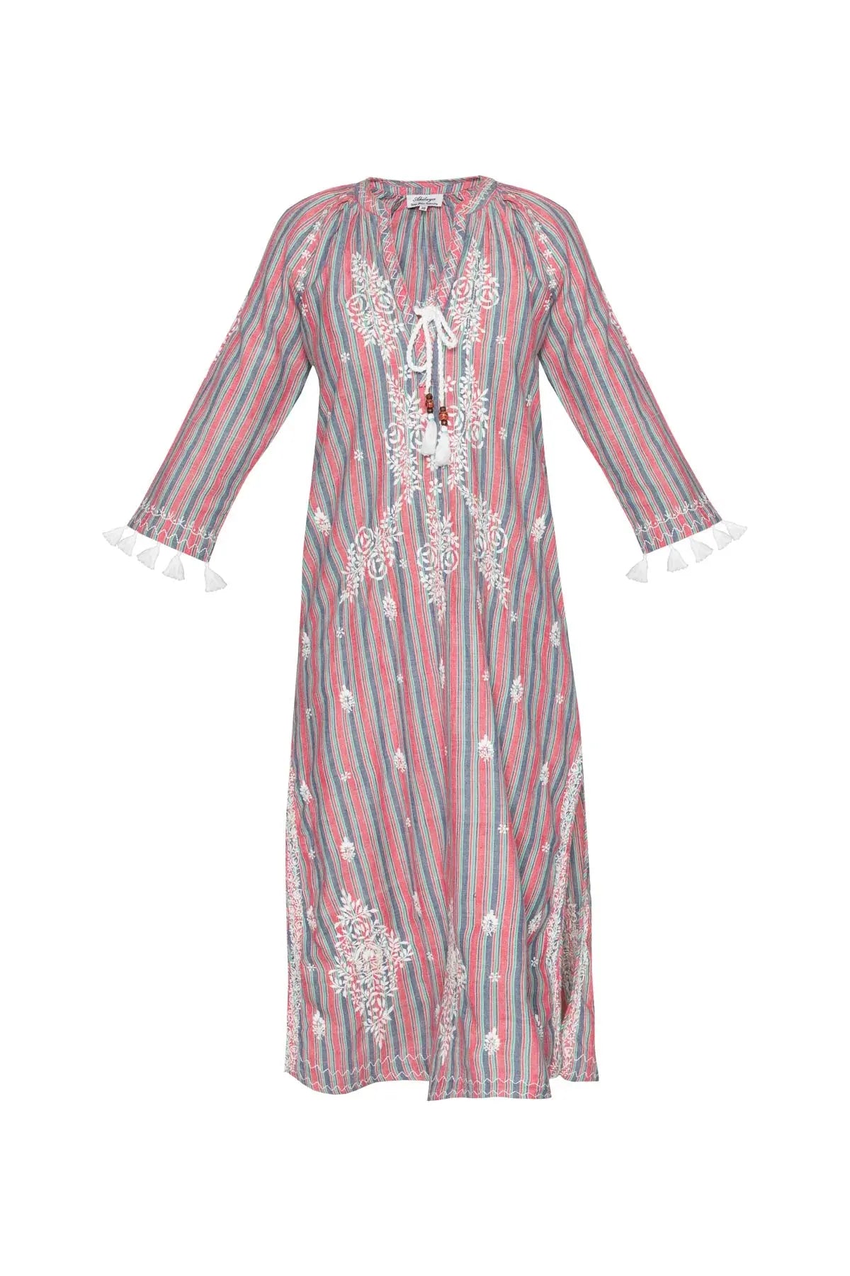 Berber Cotton Dress - Tunis Stripes Ahilaya