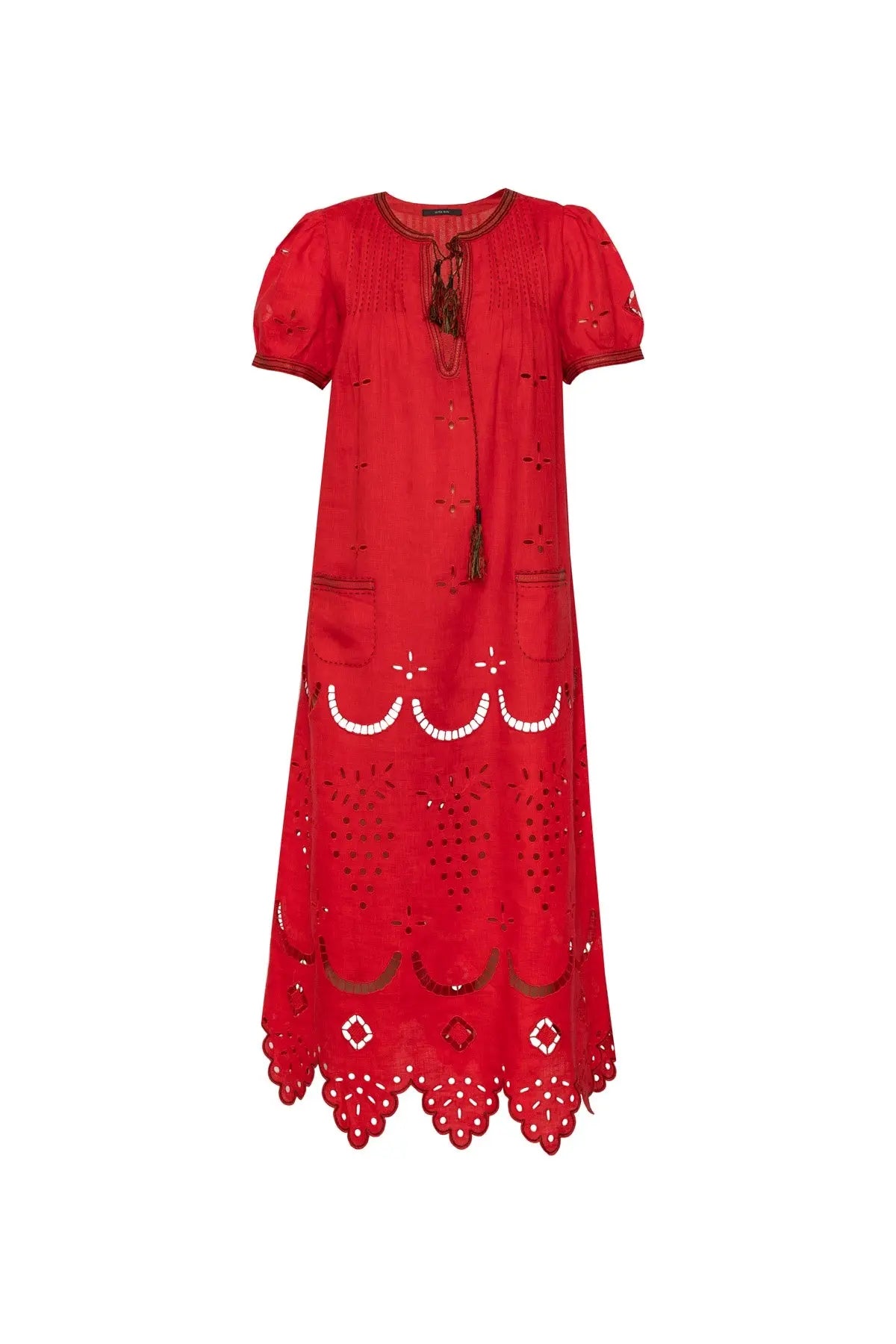 Veronica Dress - Red Vita Kin