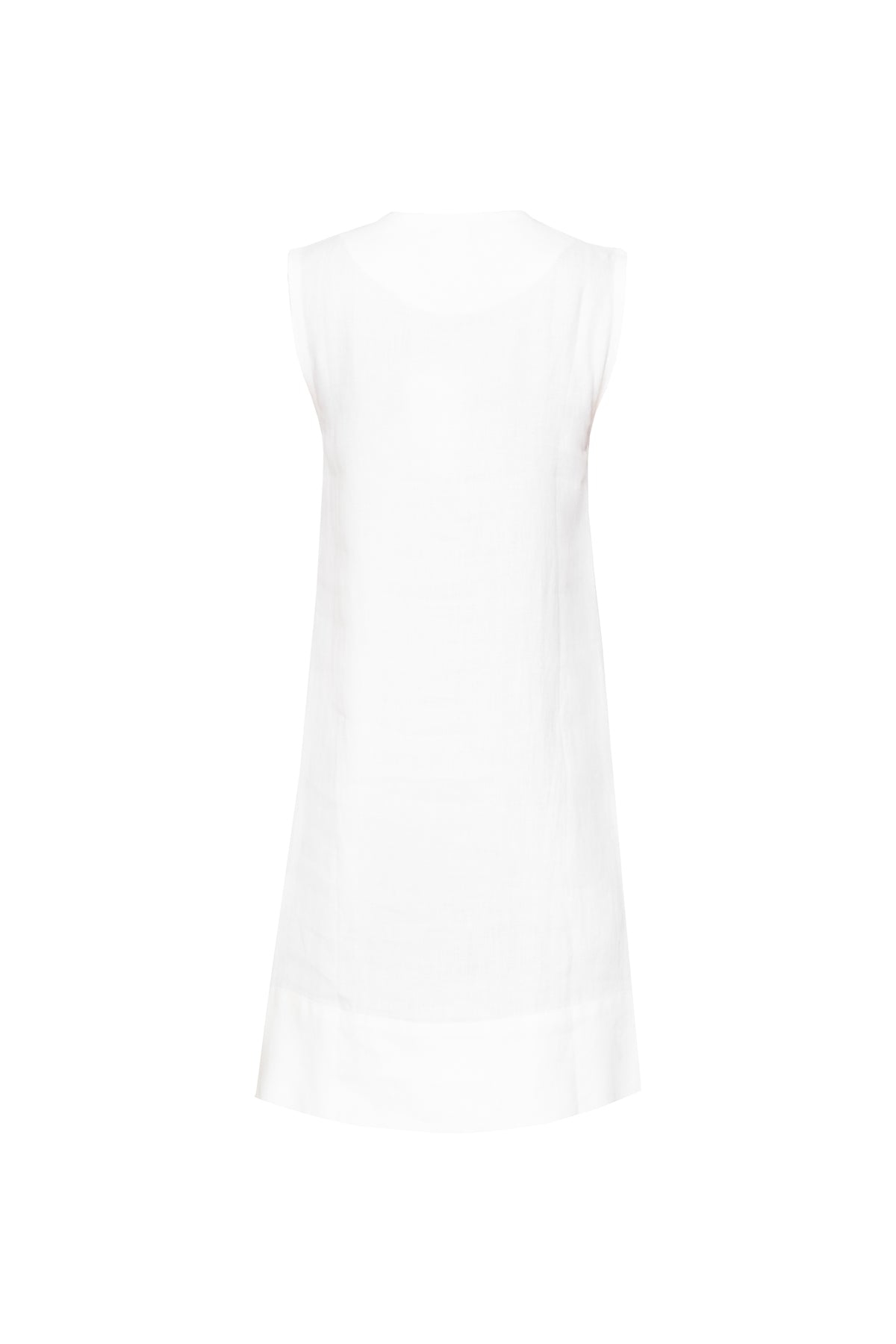Segouna Embroidered Mini Kaftan - White