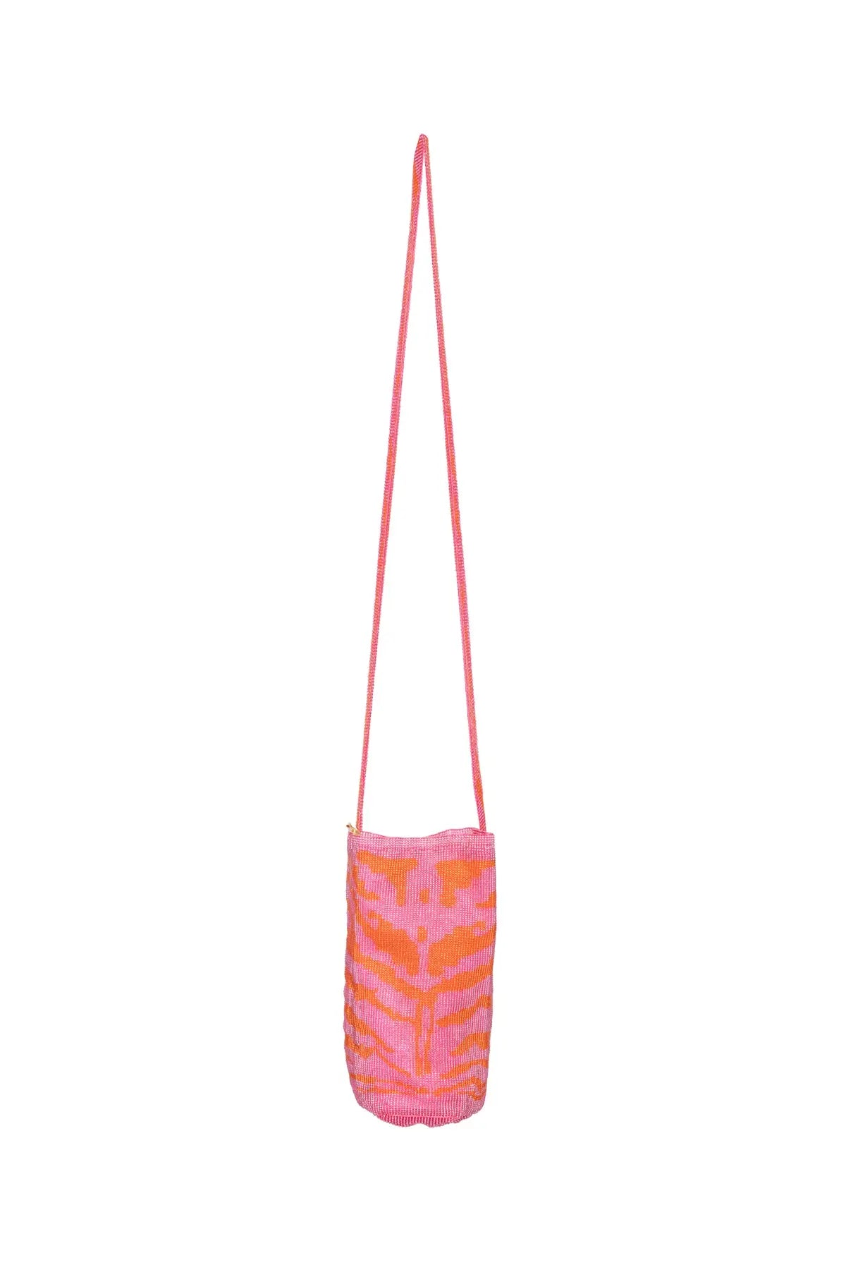 Beaded Bag - Pink & Red Tiger Artibana
