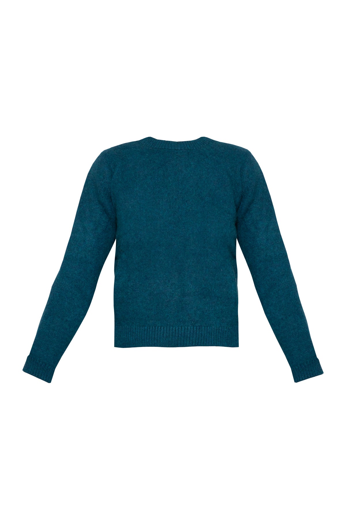 Simple Crew Jumper - Peacock