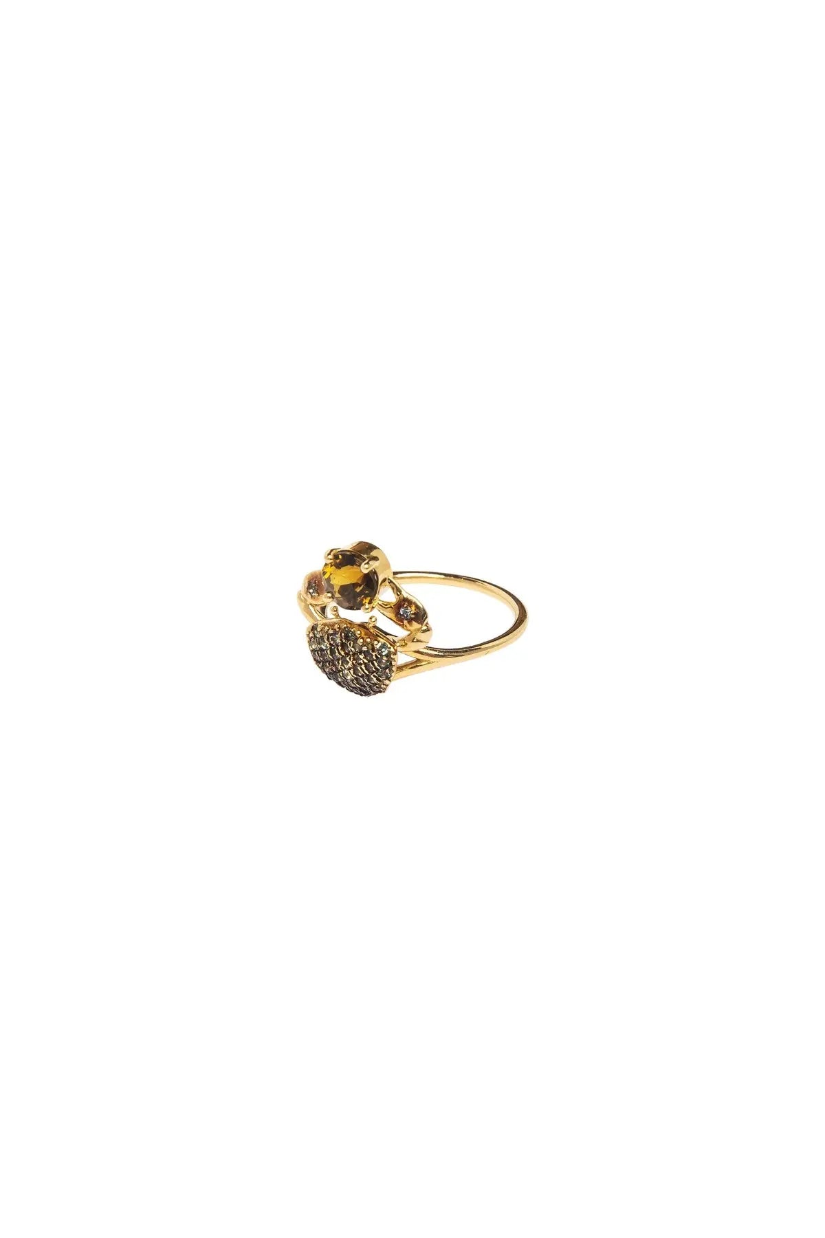 Cosquilleo Ring - Brown Sapphires Daniela Villegas