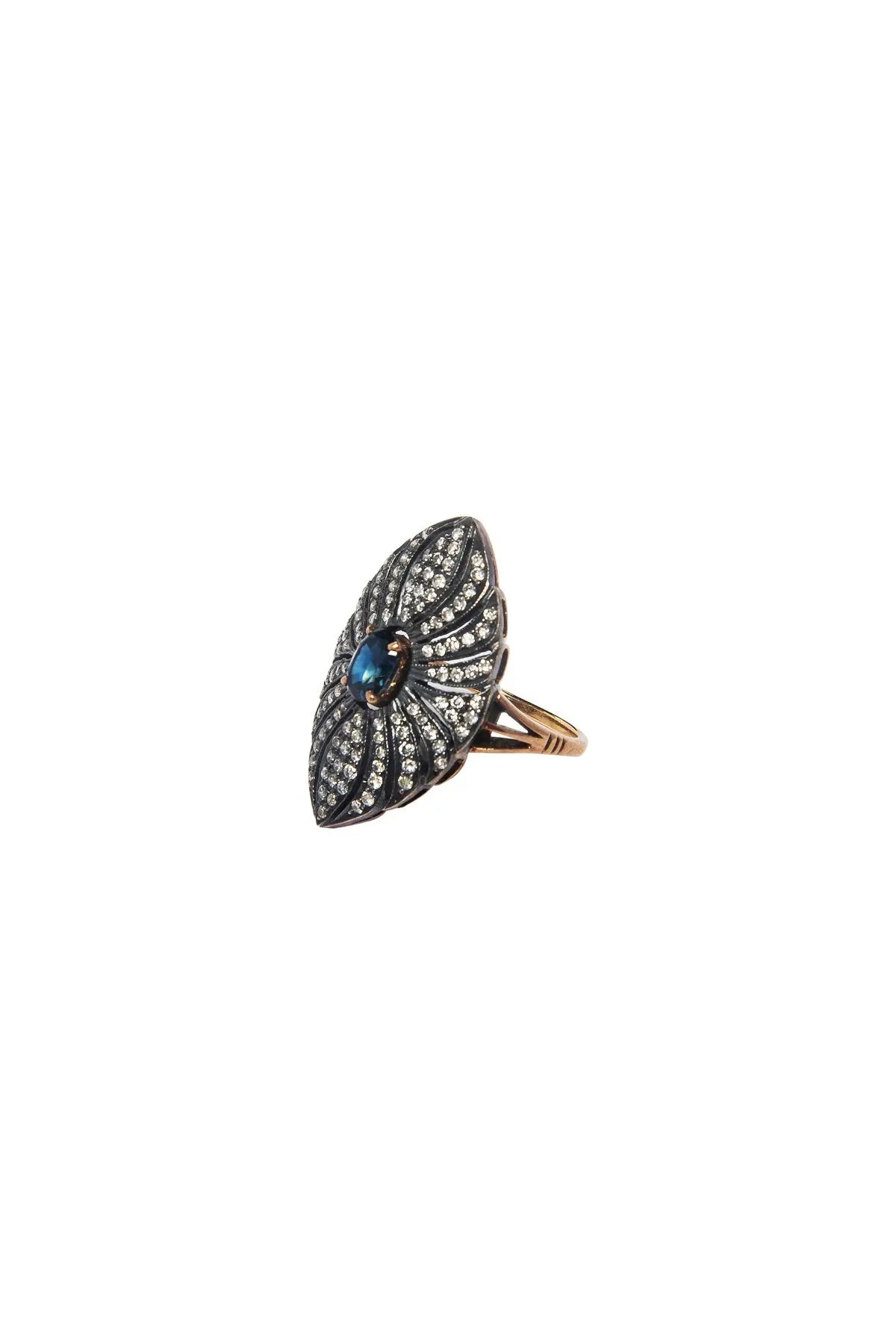 Diamond Sapphire Ring The Gem Palace