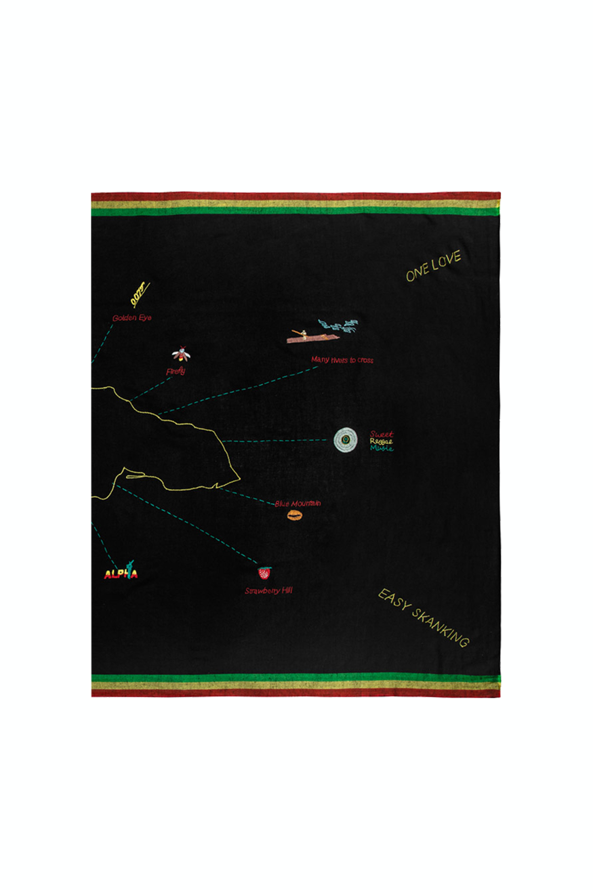 Jamaica Pashmina Shawl - Black