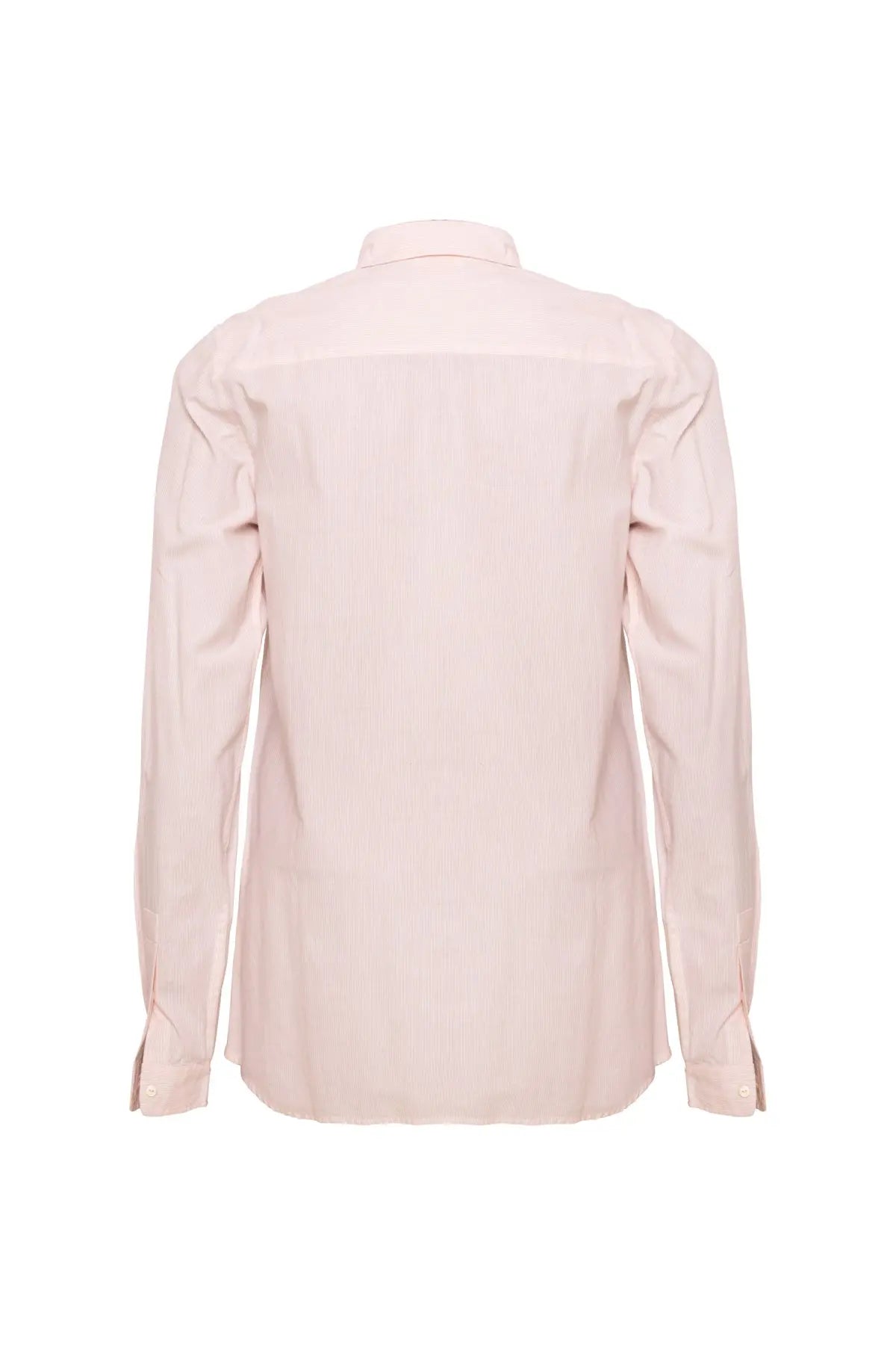 Men's Cotton Embroidered Shirt - Pale Pink Kalyan
