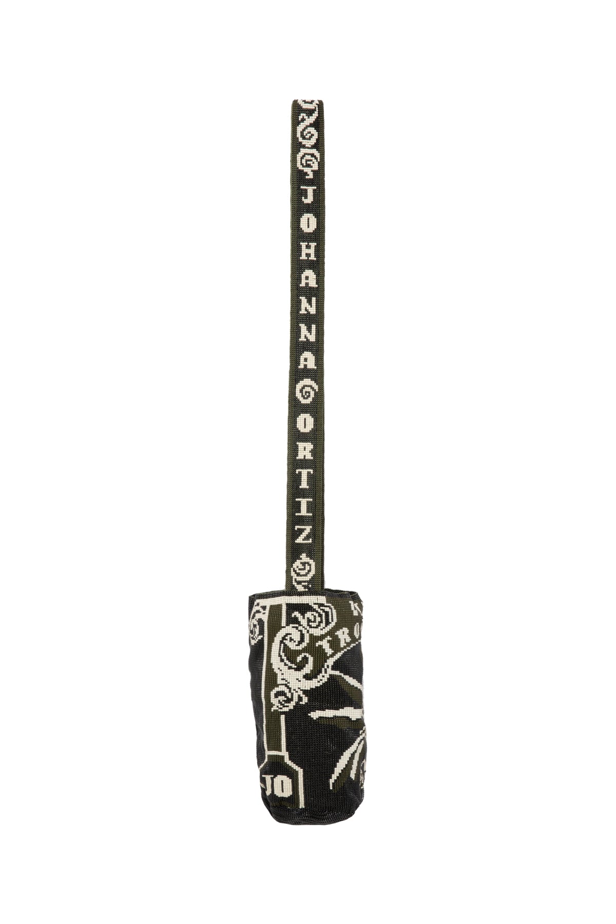 Beaded Vida Tropical Mochila - Black