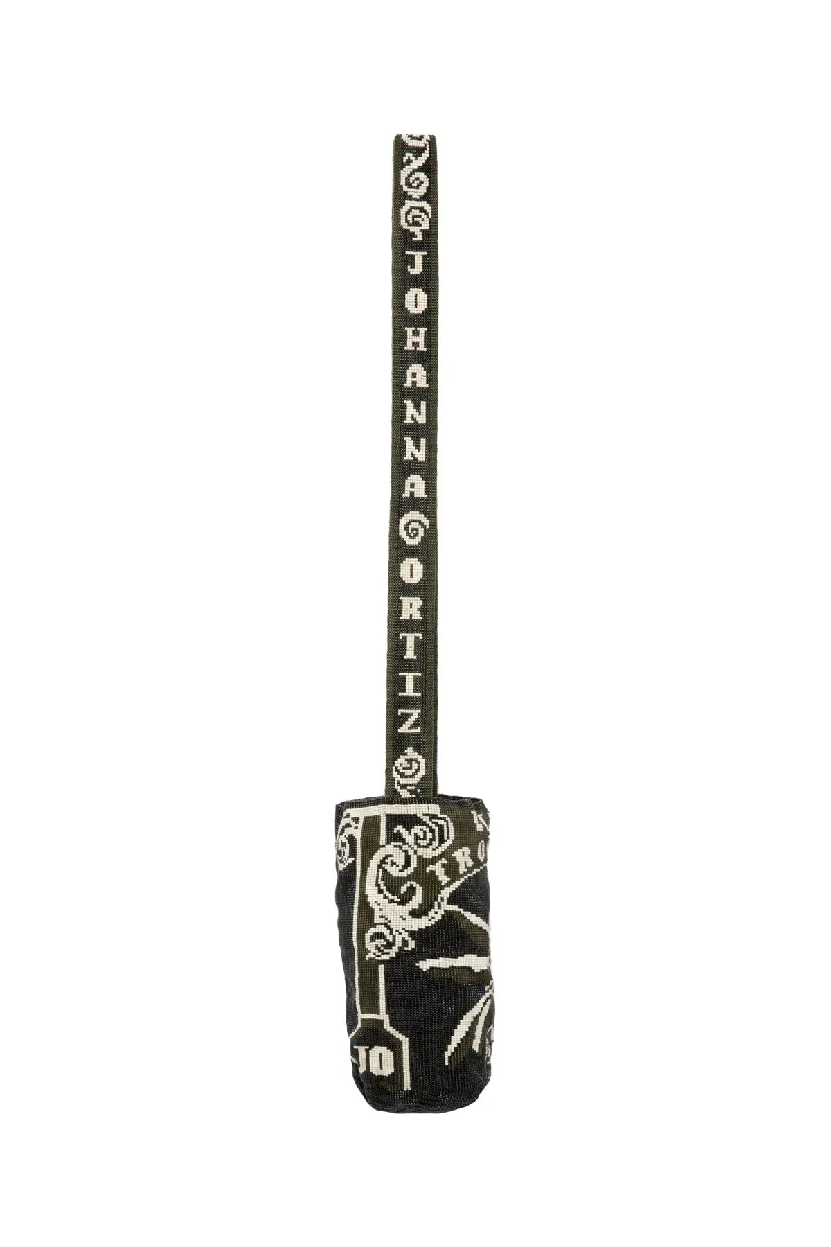 Beaded Vida Tropical Mochila - Black Johanna Ortiz