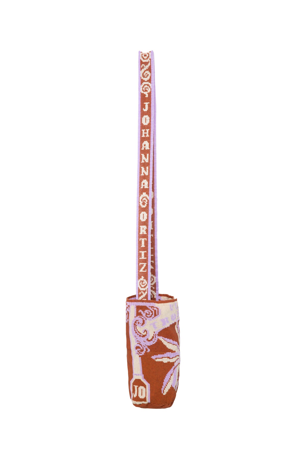 Beaded Vida Tropical Mochila - Chai & Lavender