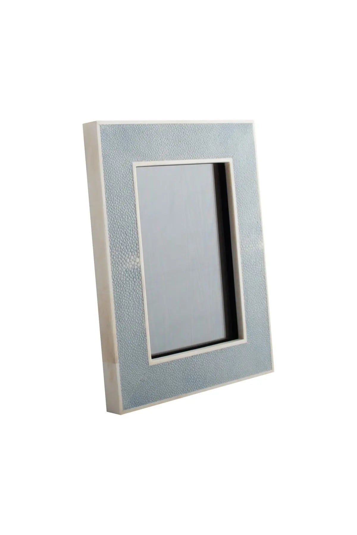 Hepburn Shagreen Frame - China Blue/Medium Objet Luxe
