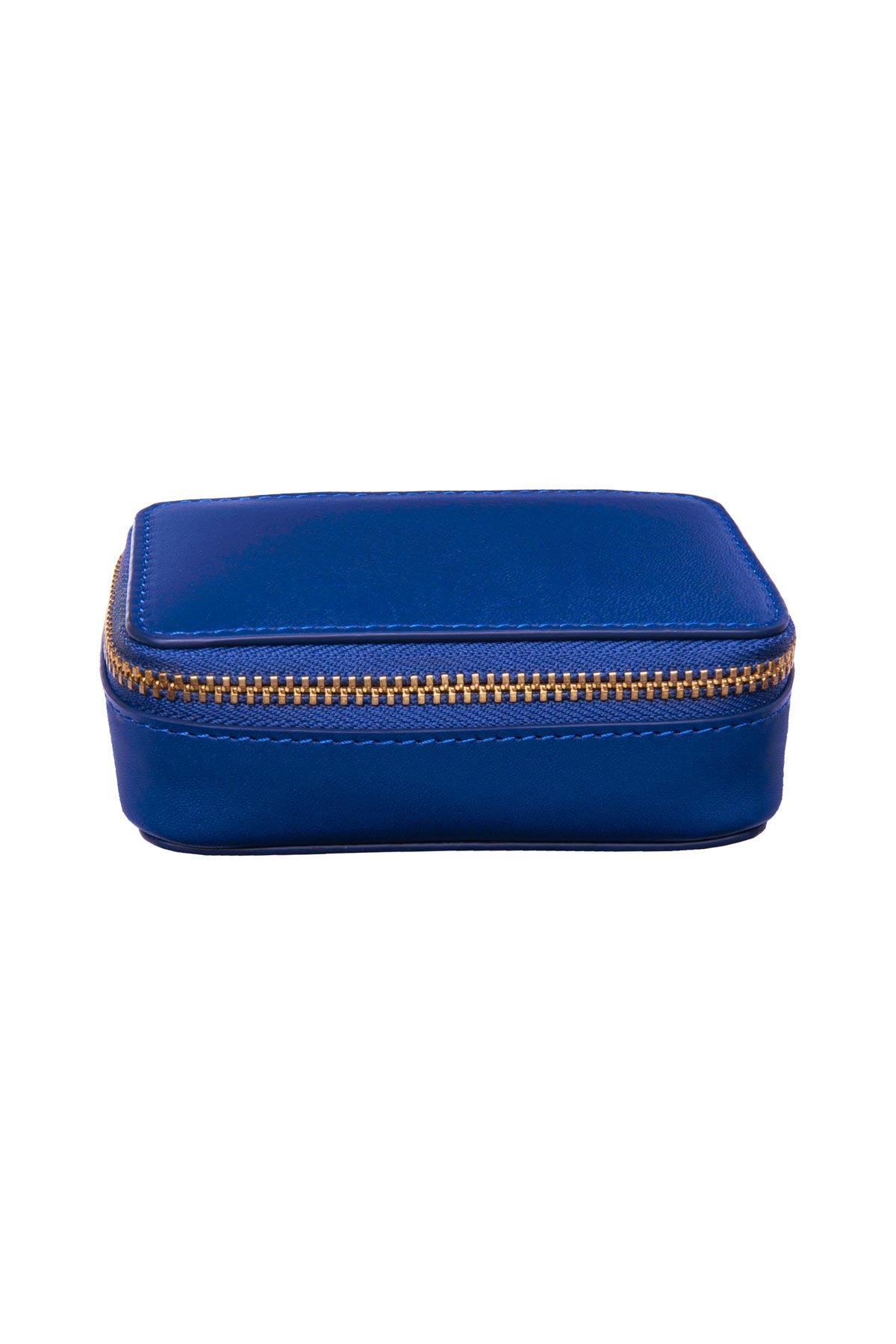 Leather Jewellery Case - Royal Blue