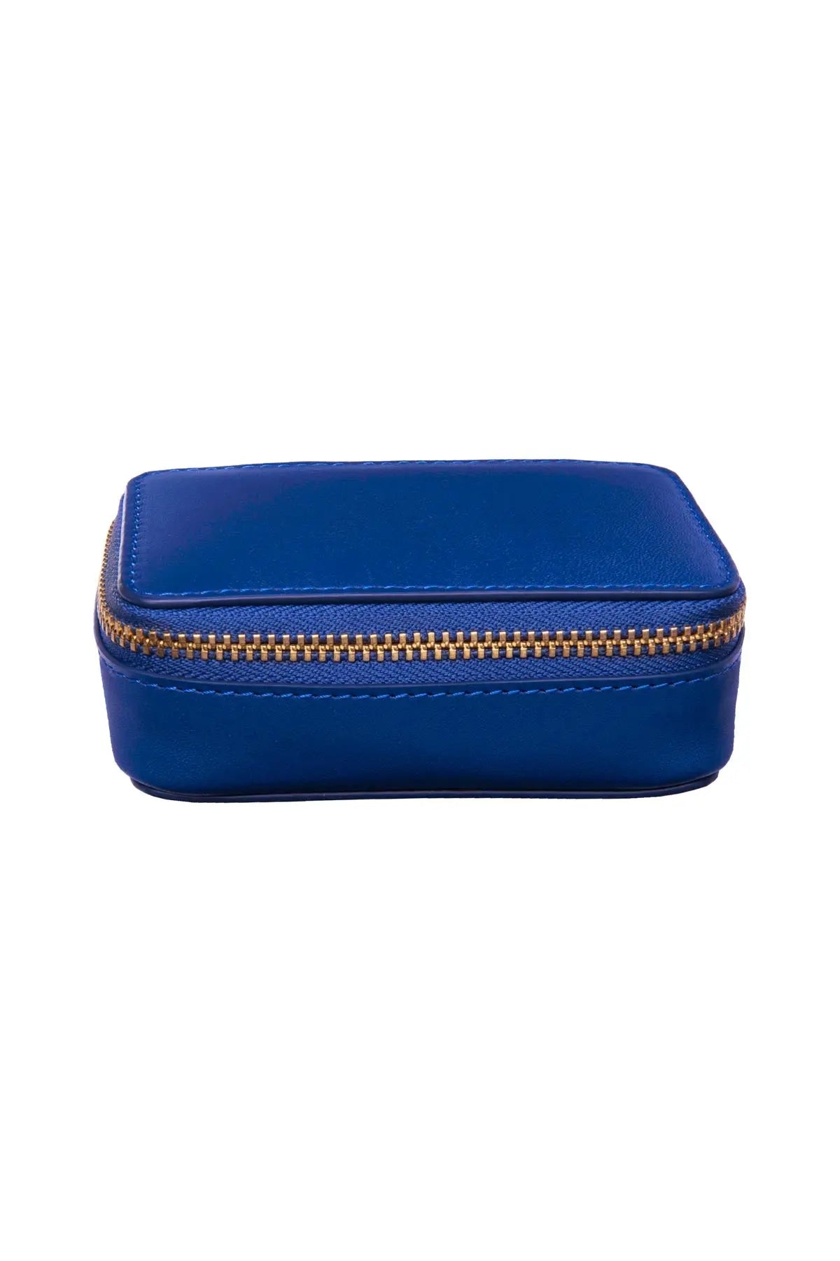 Leather Jewellery Case - Royal Blue Debonnaire Store