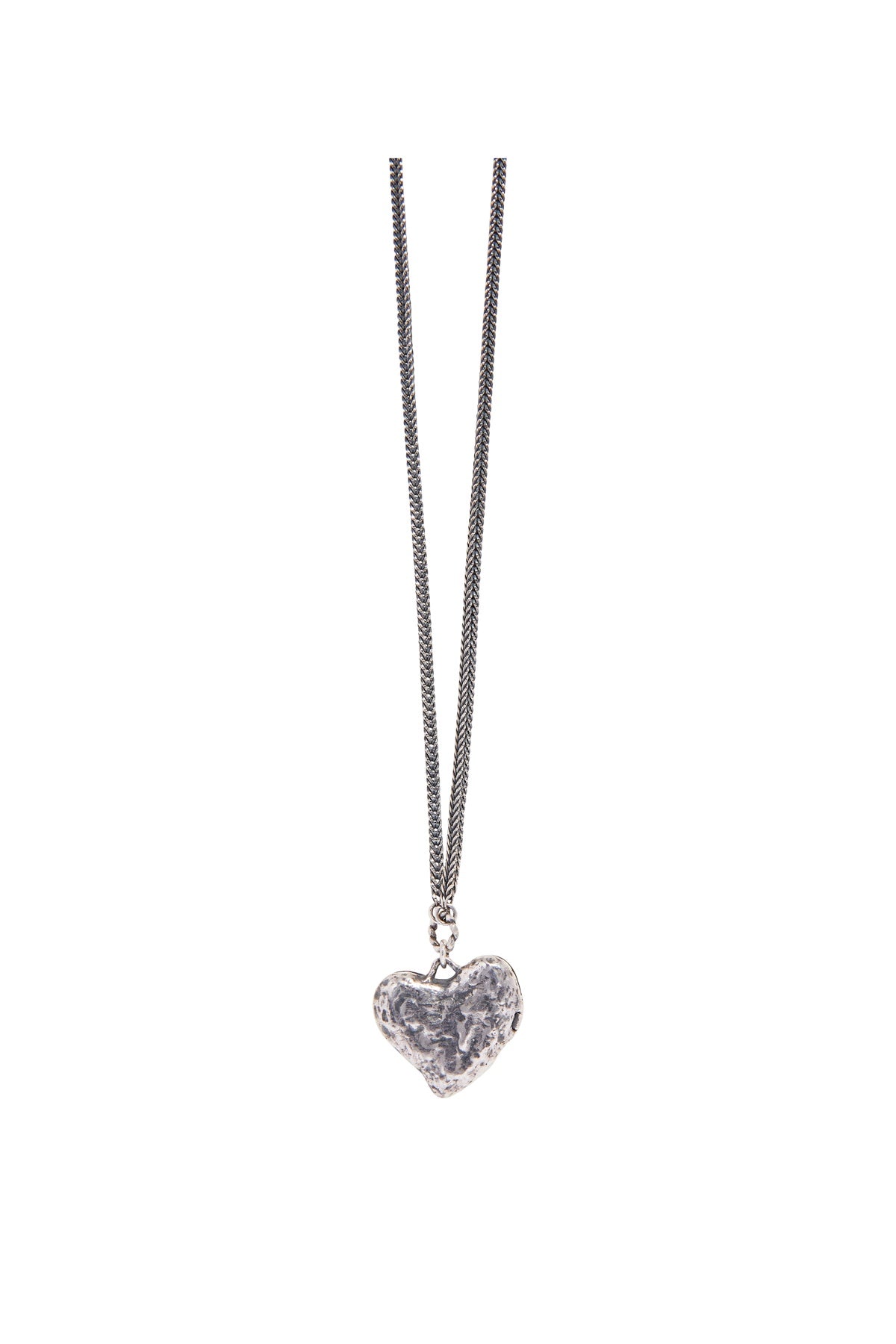 Silver Cora Locket Necklace