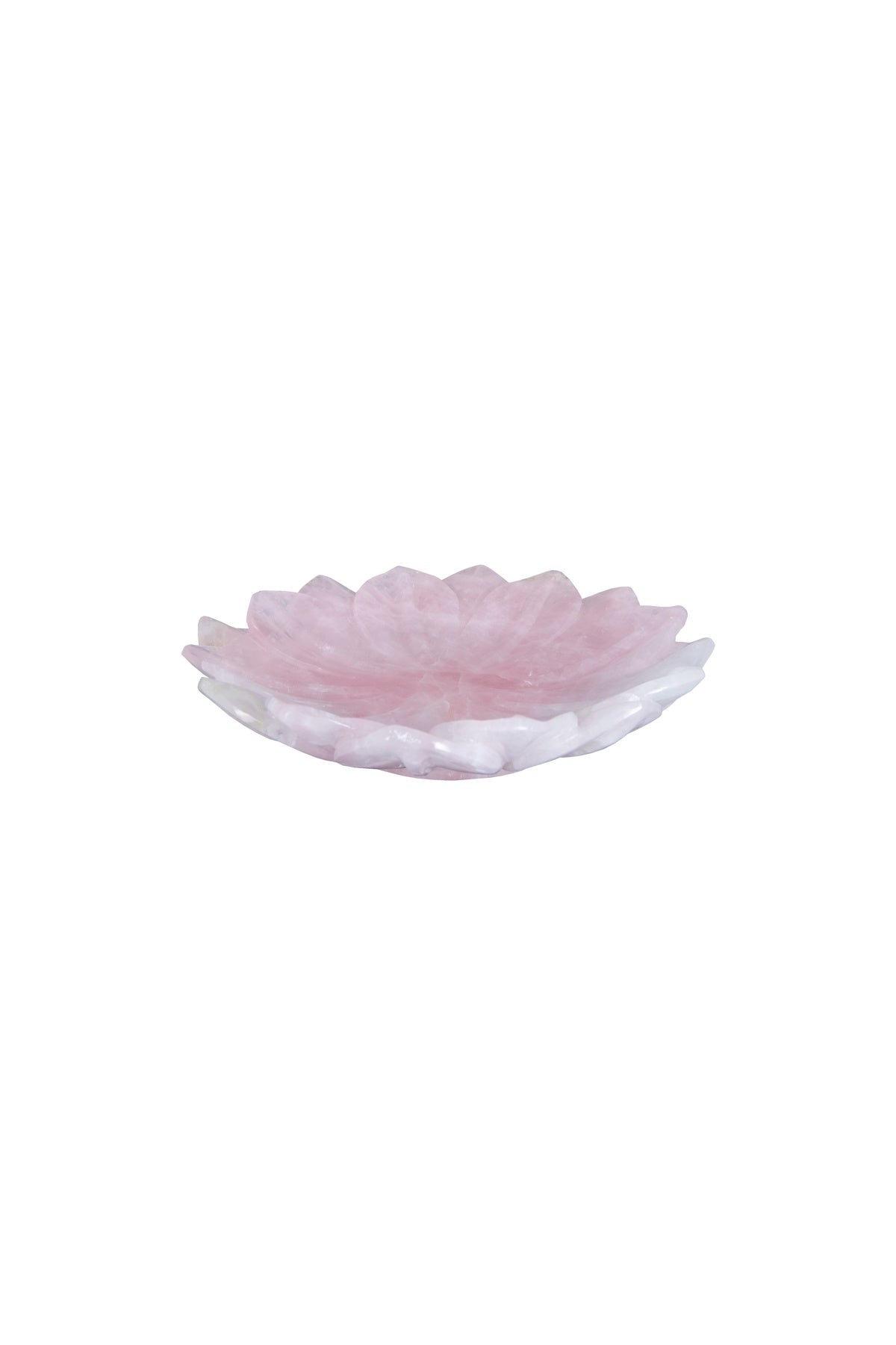 Lotus Rose Quartz Dish