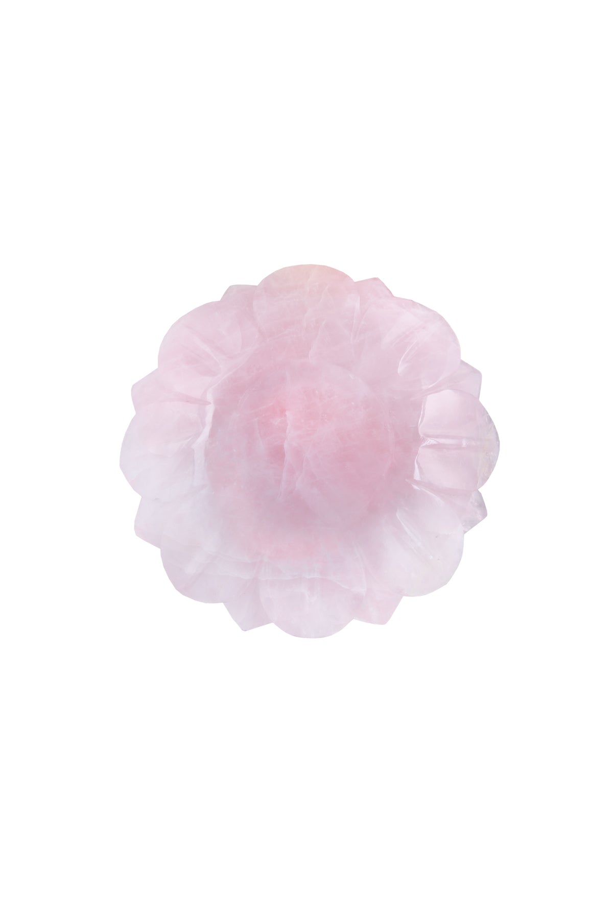 Lotus Rose Quartz Dish