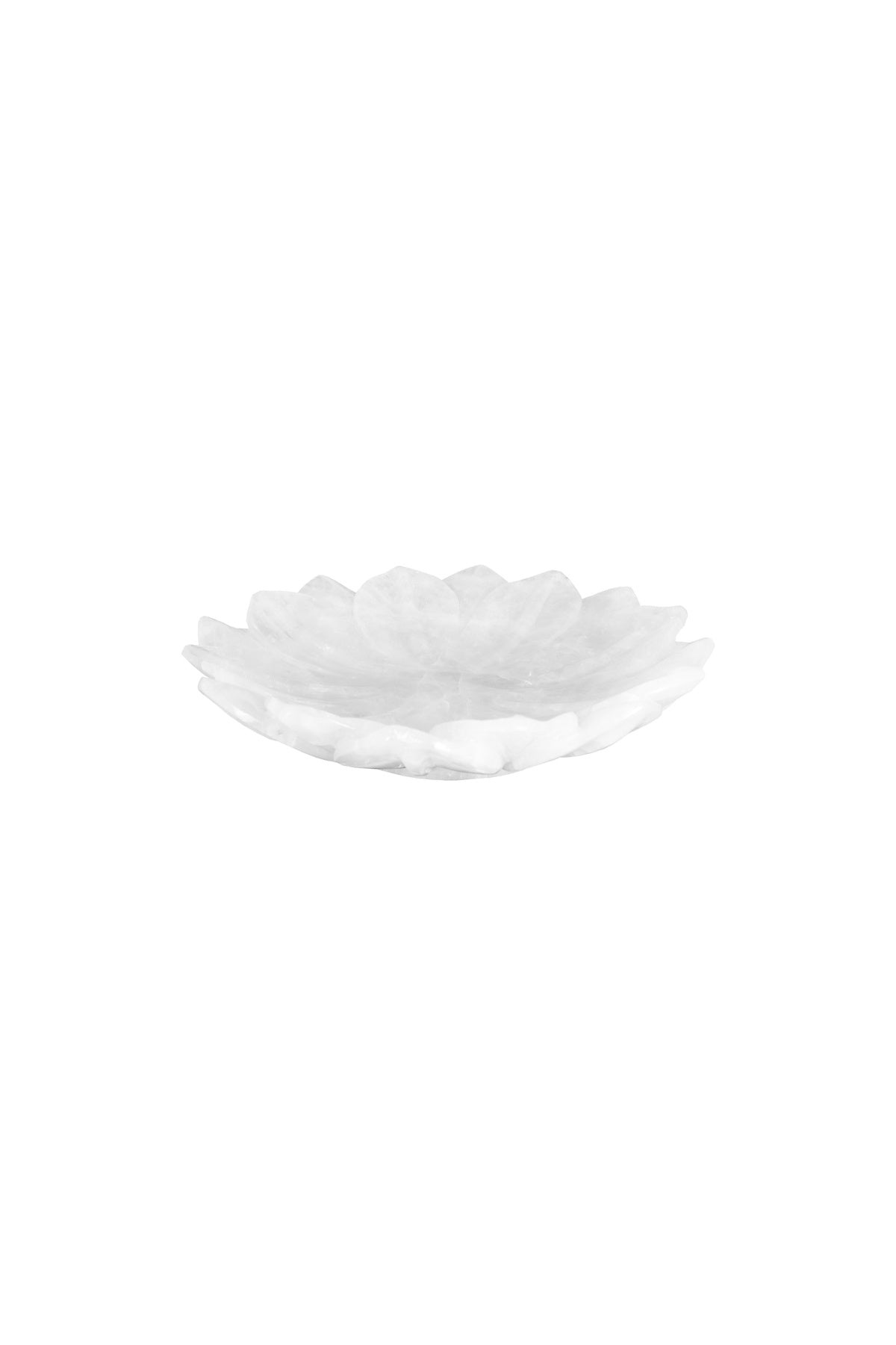 Lotus Crystal Quartz Dish