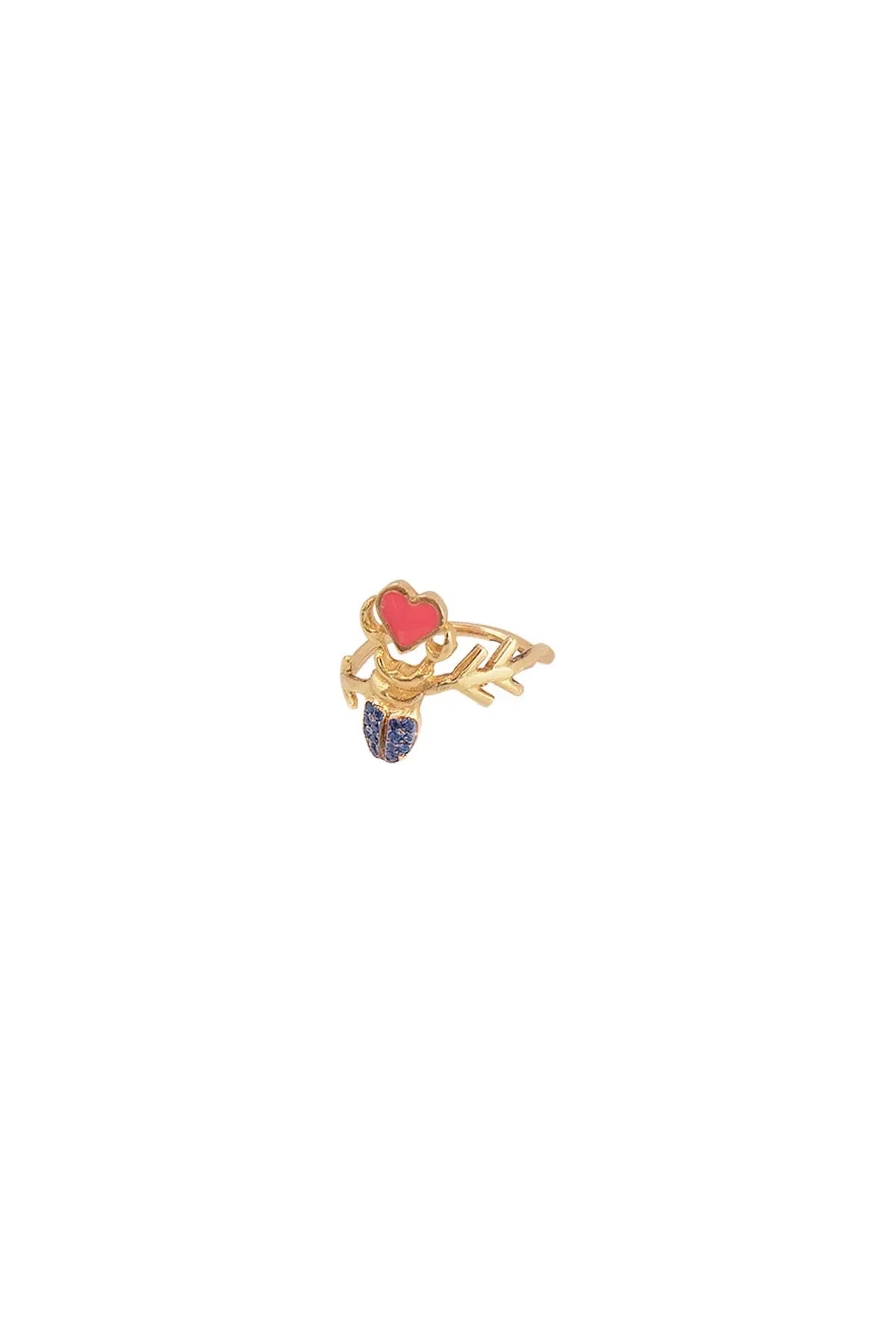 Love Arrow Bug Ring - Pink Daniela Villegas
