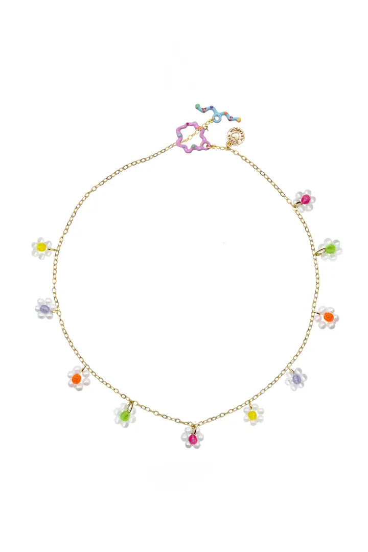 Mini Gigi Pearl Flower Necklace Susan Alexandra