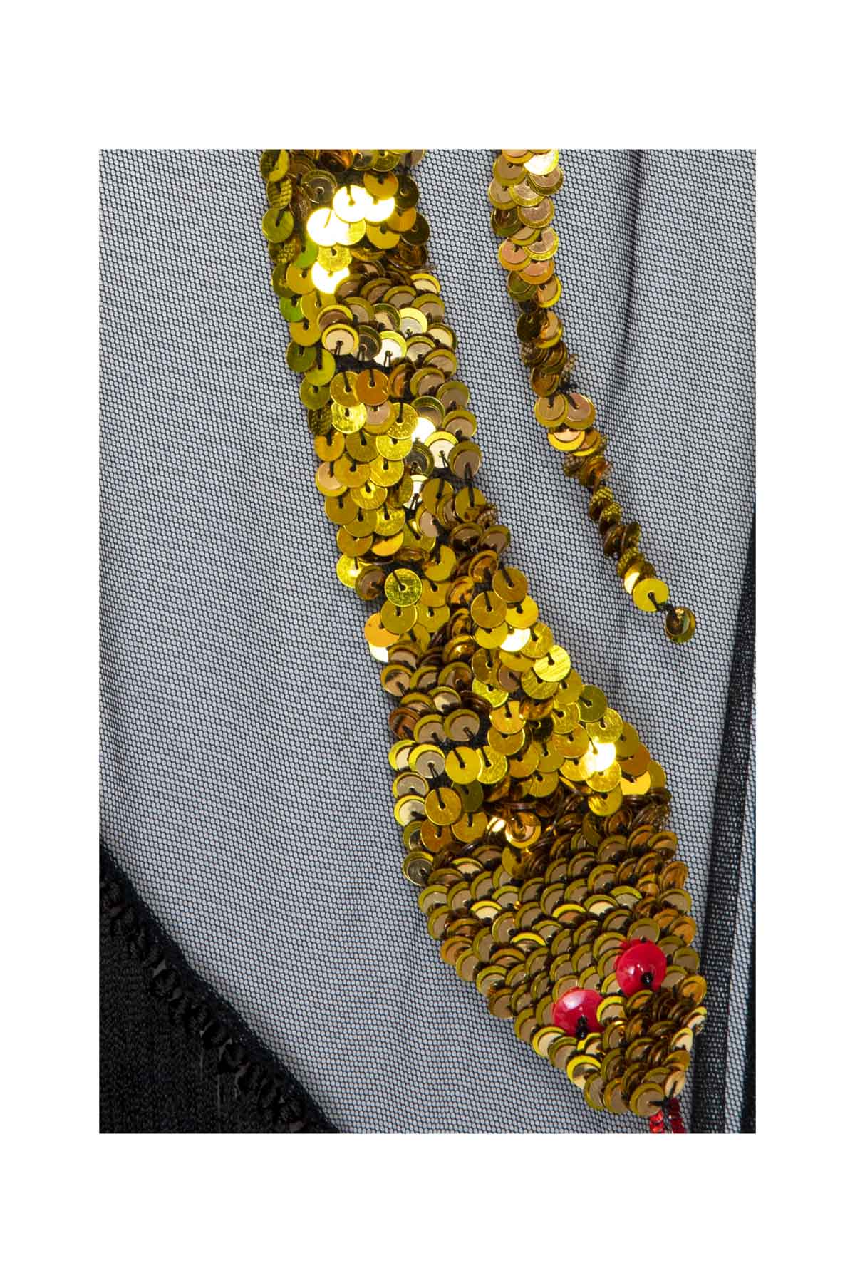 Snake Sequin Scarf
