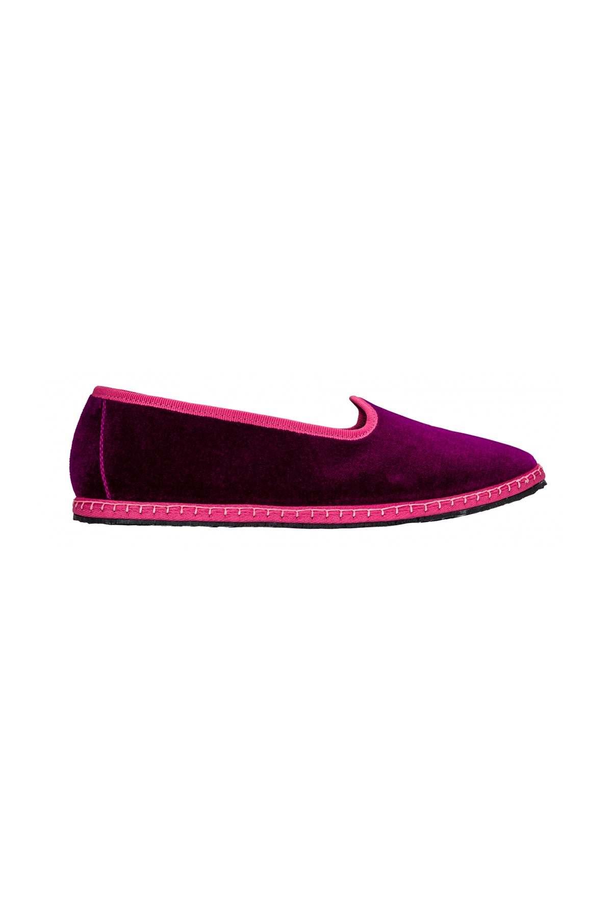 Venetian Velvet Slippers - Ciclamino