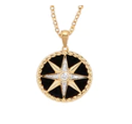 Compass Pendant Onyx