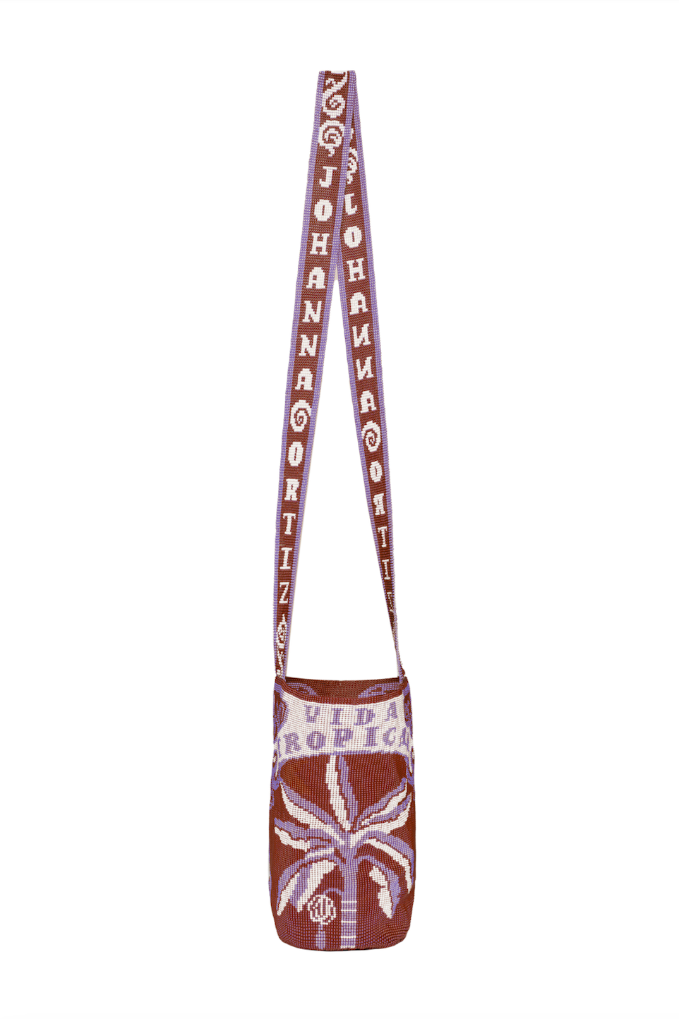 Beaded Vida Tropical Mochila - Chai & Lavender