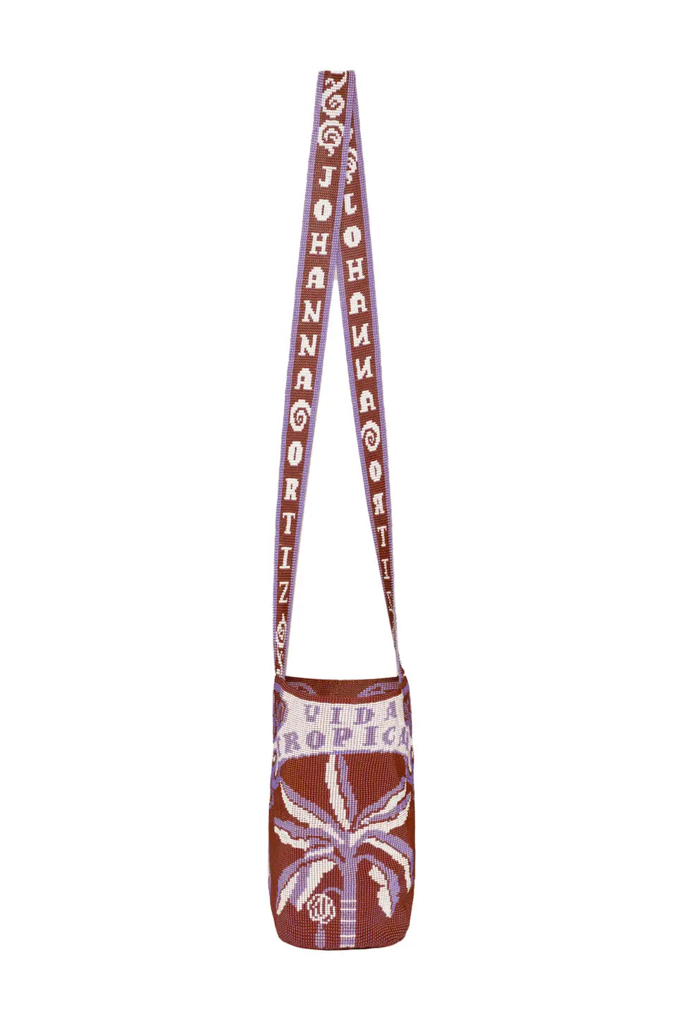 Beaded Vida Tropical Mochila - Chai & Lavender Johanna Ortiz
