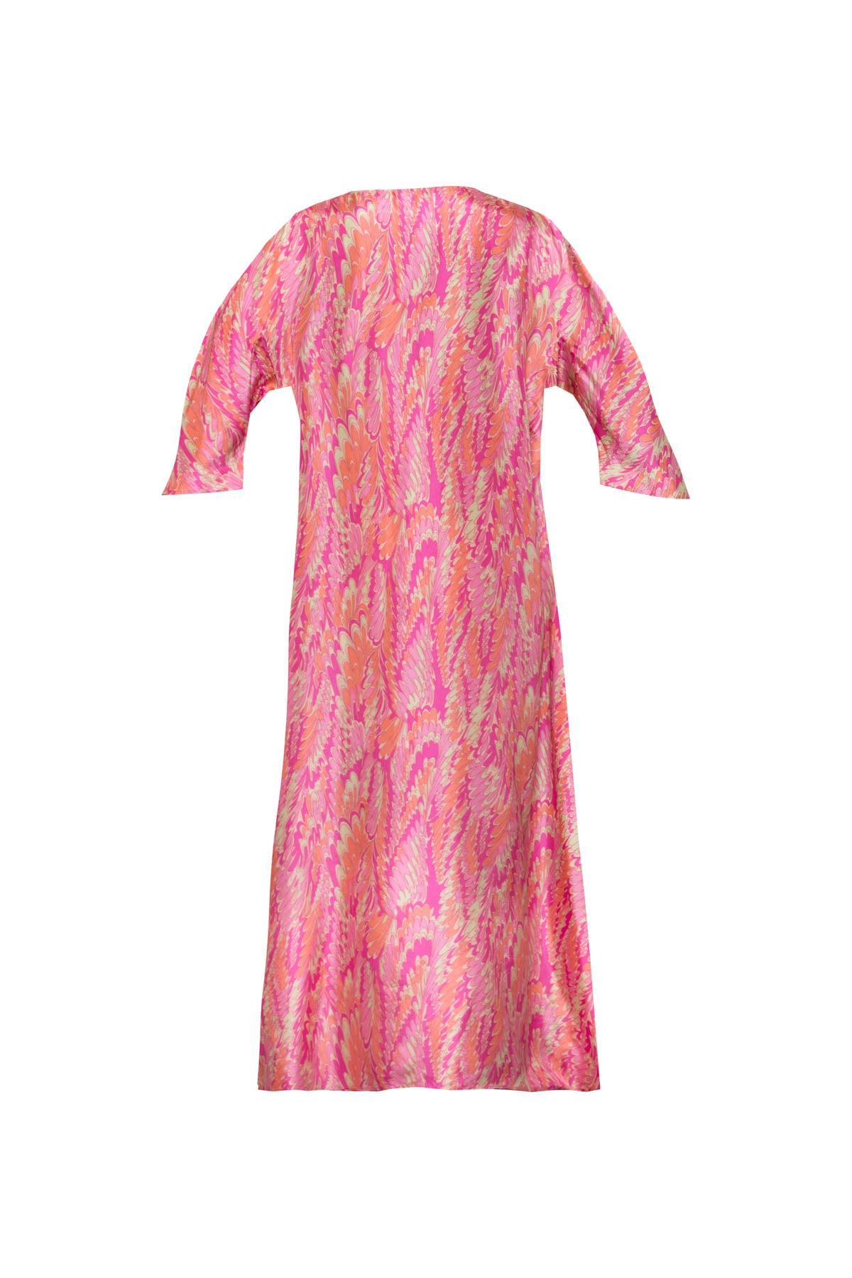 Lita Silk Kaftan - Pink