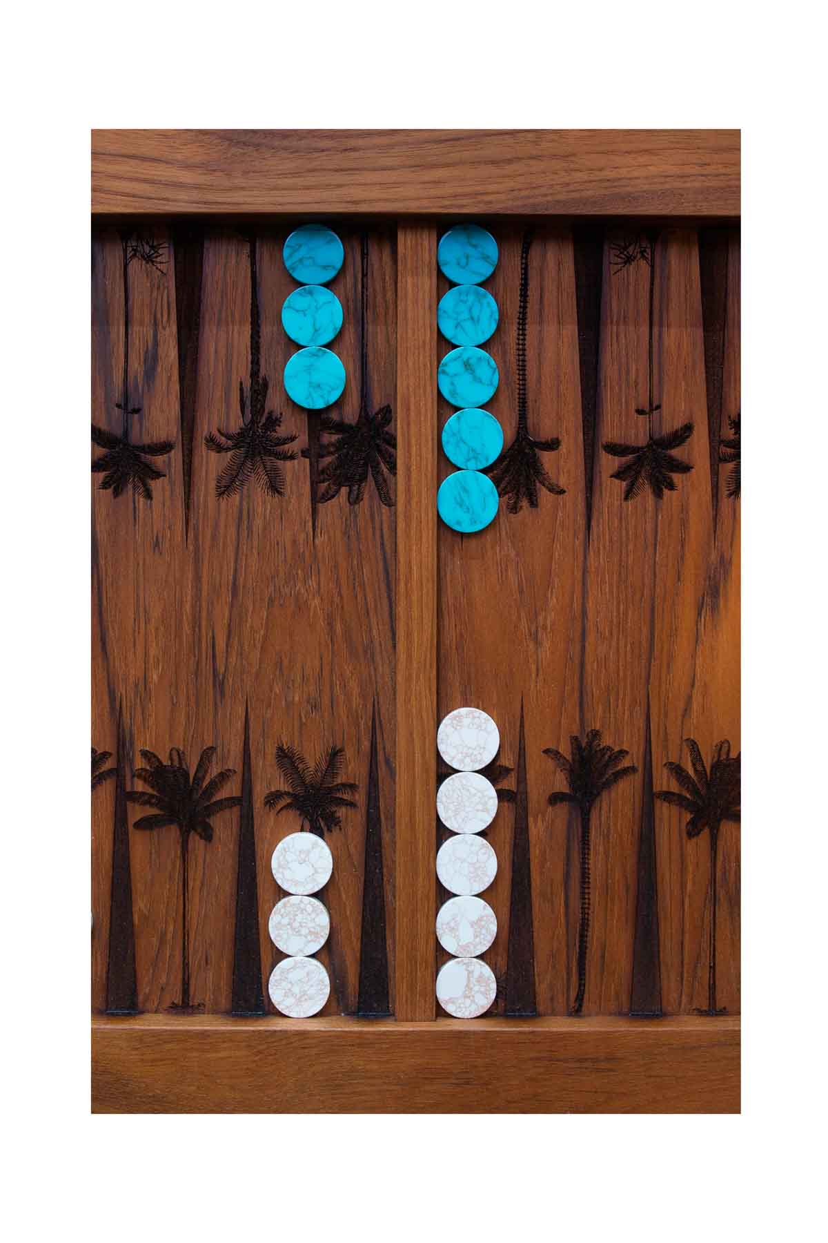 Beach Backgammon Board