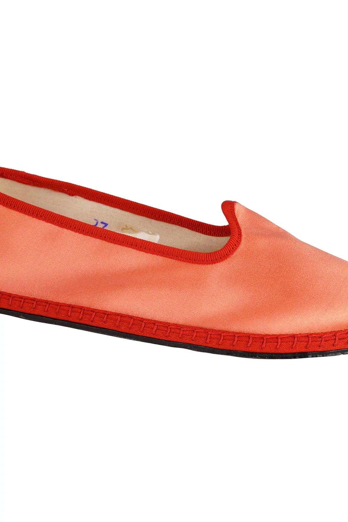 Venetian Satin Slippers - Lola Coral Vibi Venezia