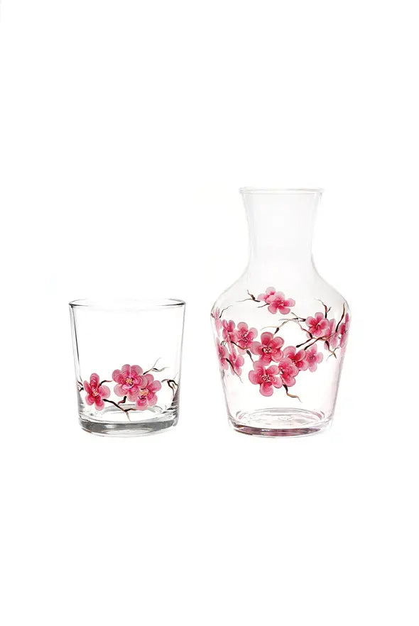 Cherry Blossom Carafe & Tumbler Petra Palumbo