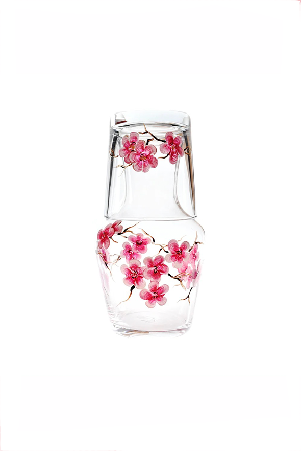 Cherry Blossom Carafe & Tumbler