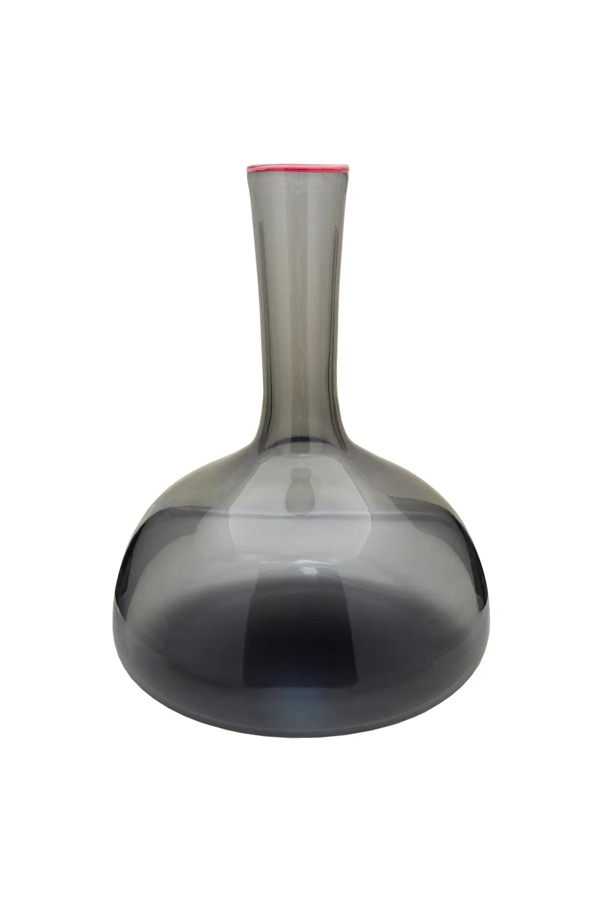Roi Decanter - Grey & Pink Rim Giberto