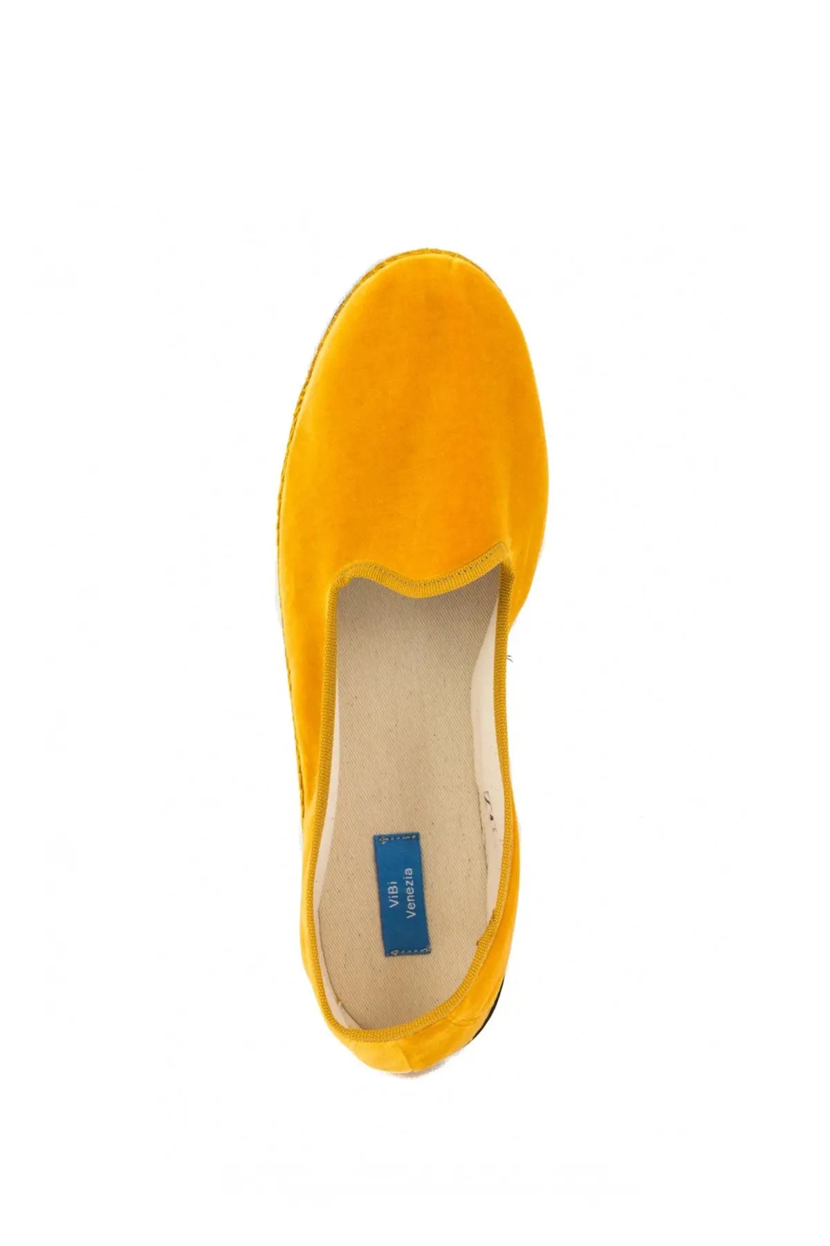 Venetian Velvet Slippers - Doge Dark Yellow Vibi Venezia