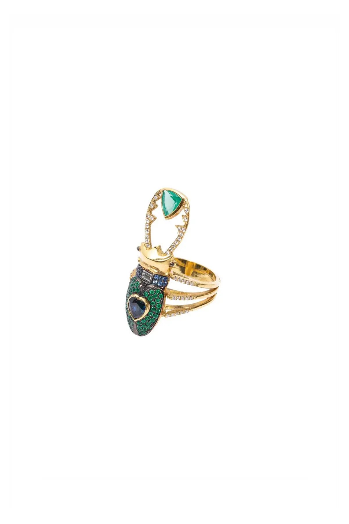 Scarab Large Beetle Ring Daniela Villegas