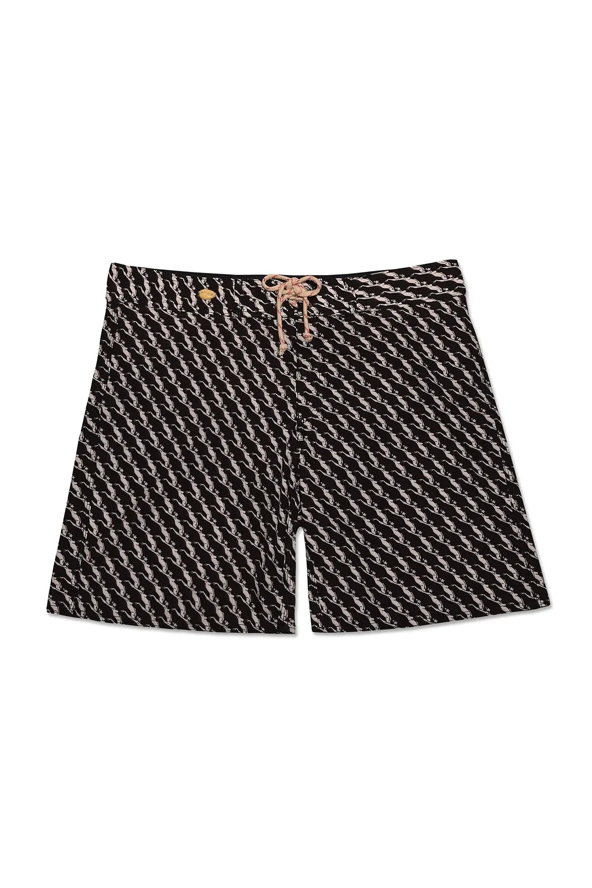 Men's Board Shorts - Black Amour Parioca