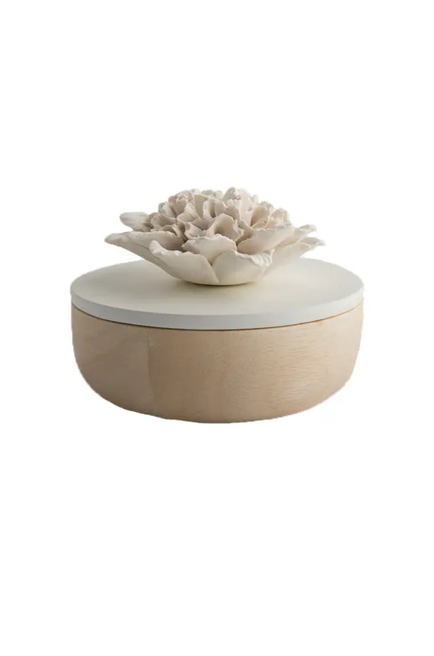 Large White Petal Box Objet Luxe