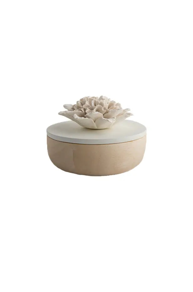 Small White Petal Box Objet Luxe