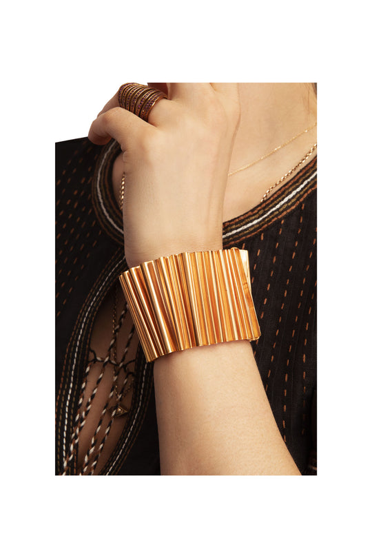 'Ra' Bracelet - Gold Plated Brass