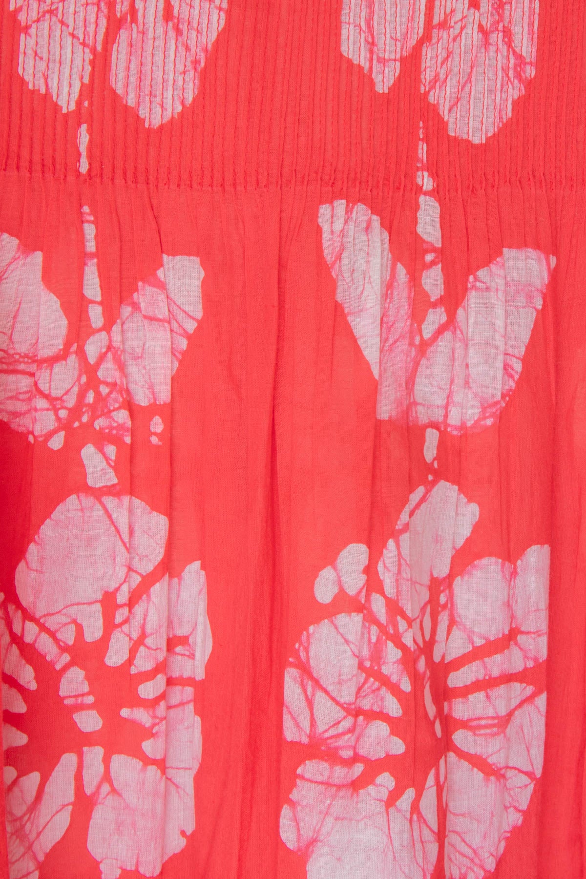 Heidi Dress - Pink Hibiscus Flower Cotton