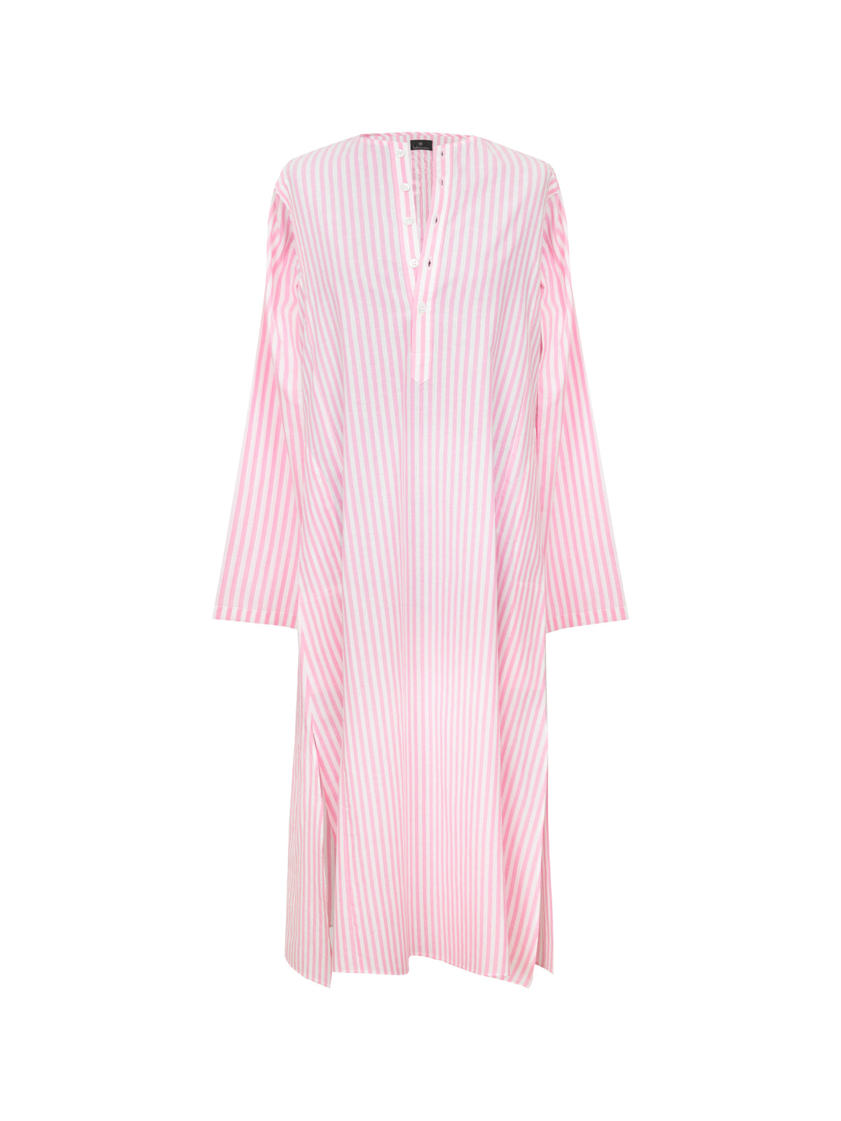 Lulu Cotton Dress - Pink Stripe
