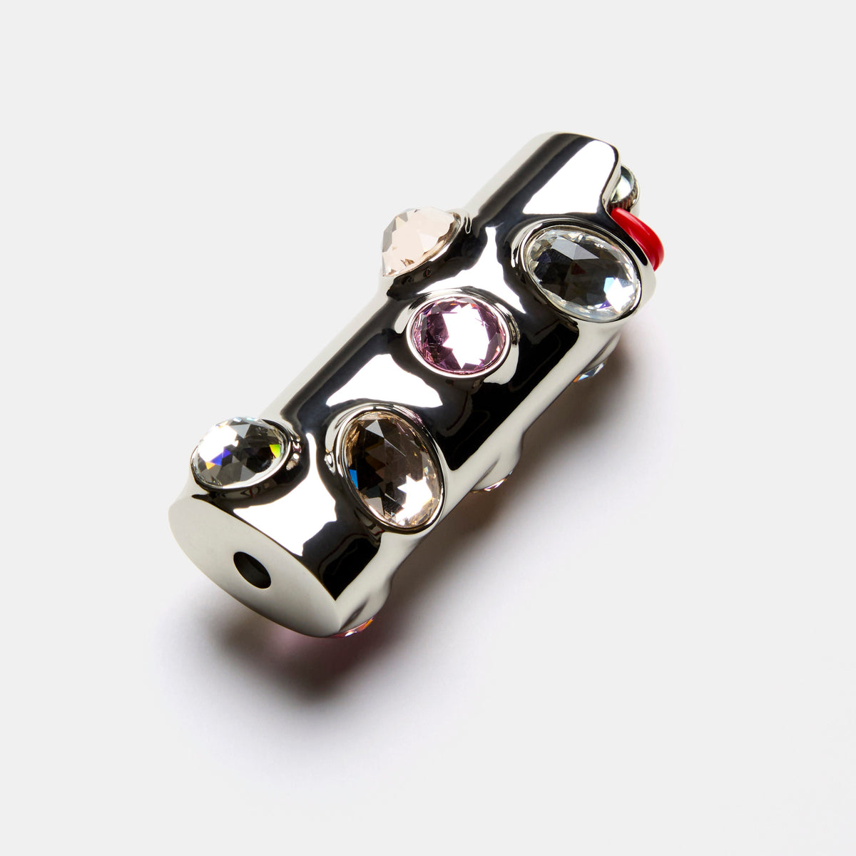 Edie Parker Gemstoned Lighter Case in Lavender, alternate view