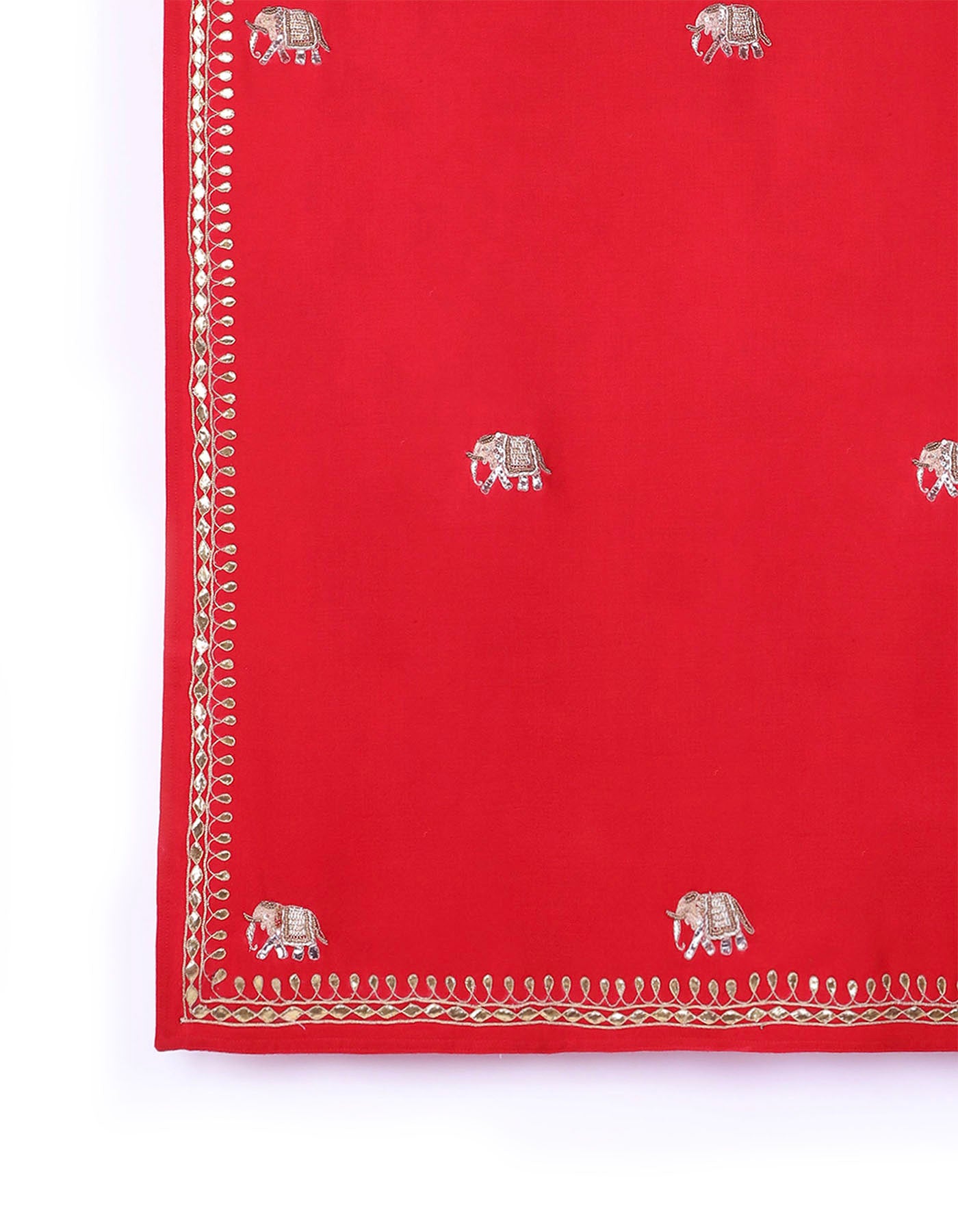 Elephant Stole - Red