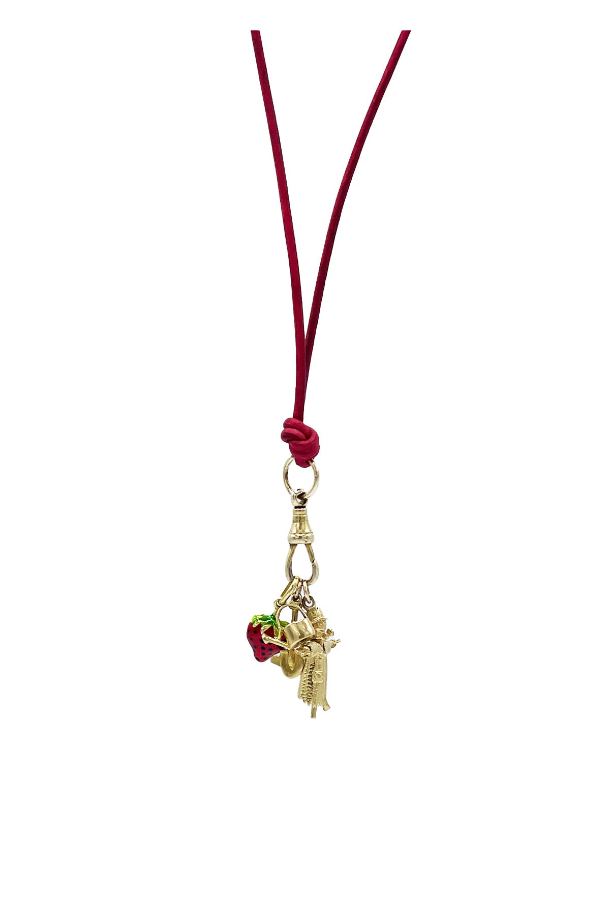 Gold Gardening Charm Necklace