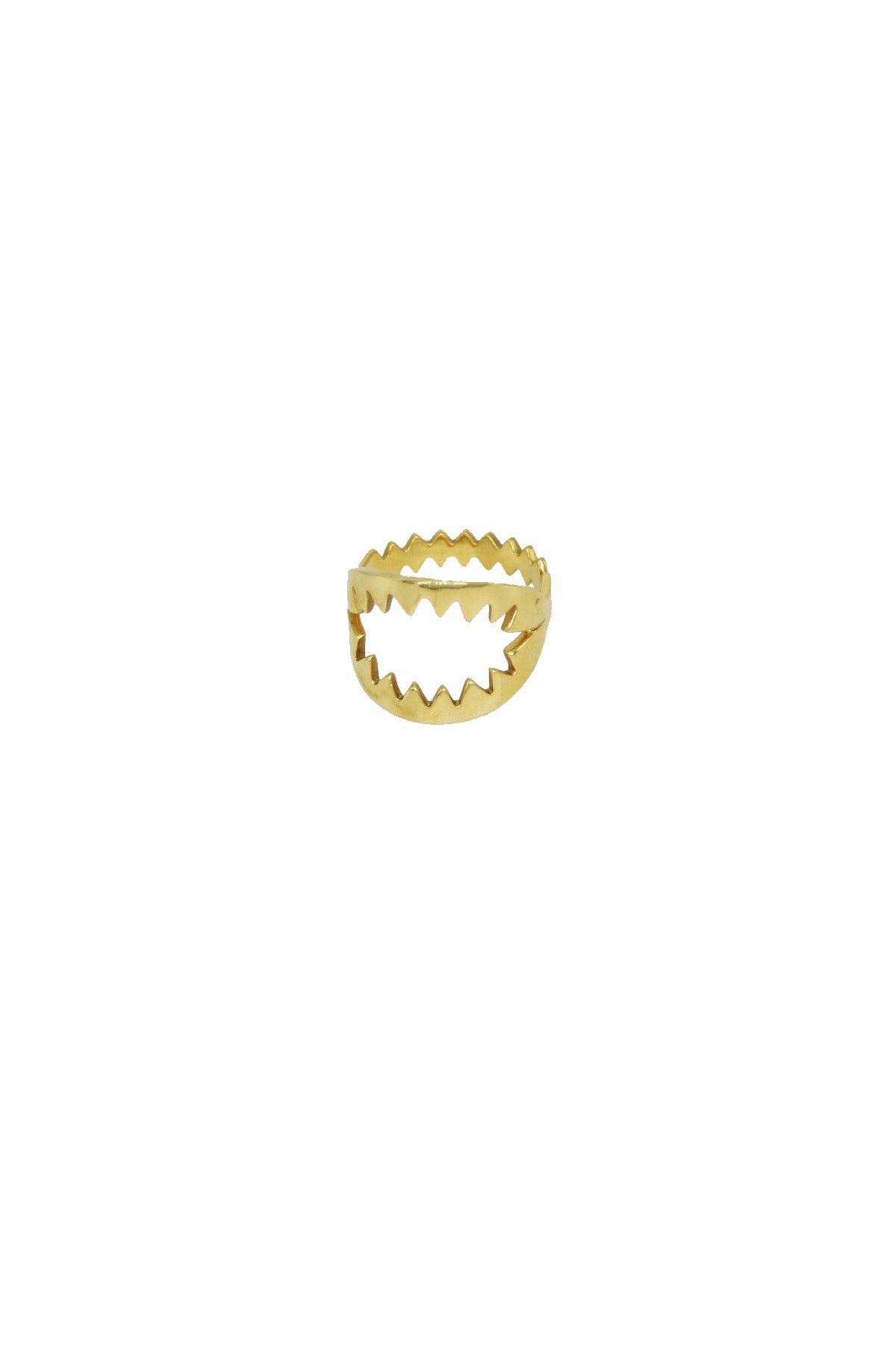 Yellow Gold Shark Ring