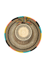 Load image into Gallery viewer, Cross Straw Hat - Multicolour Woven Rim &amp; Tassel
