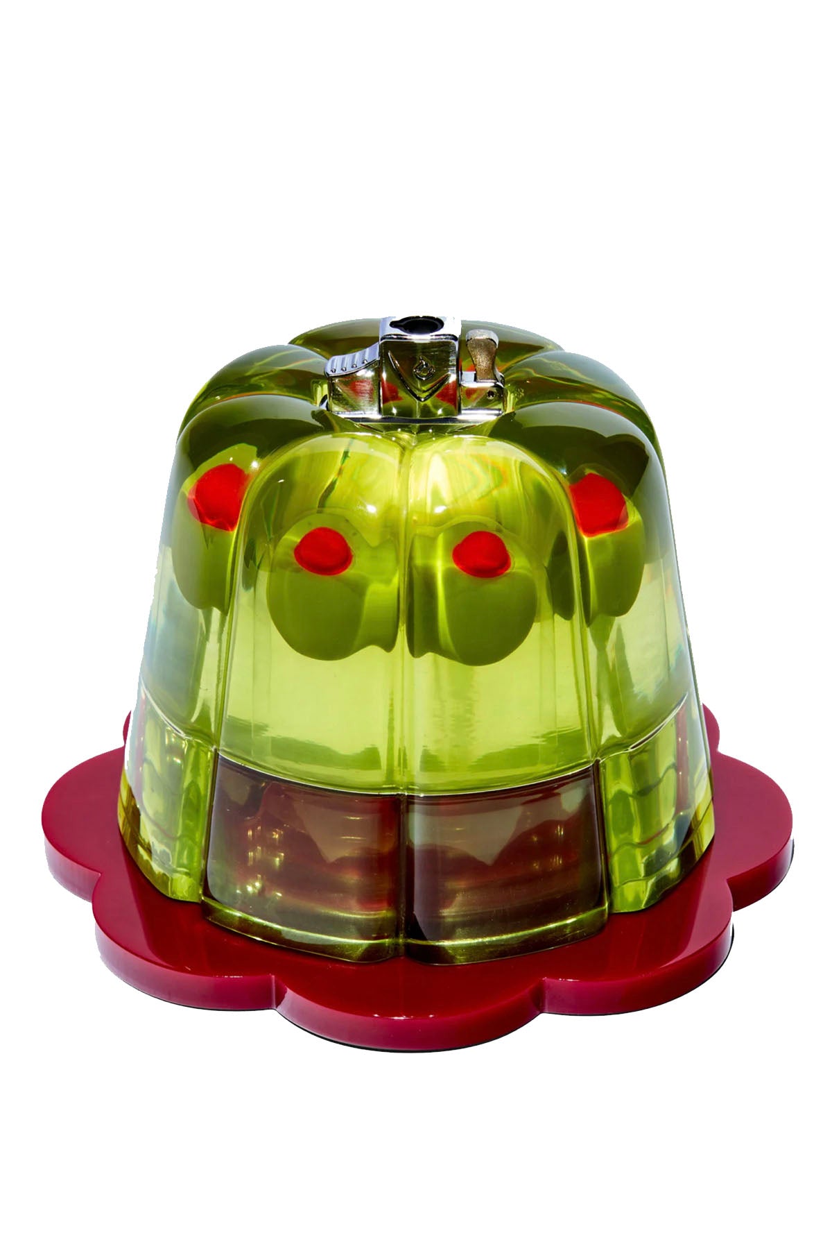 Jelly Table Top Lighter - Olive